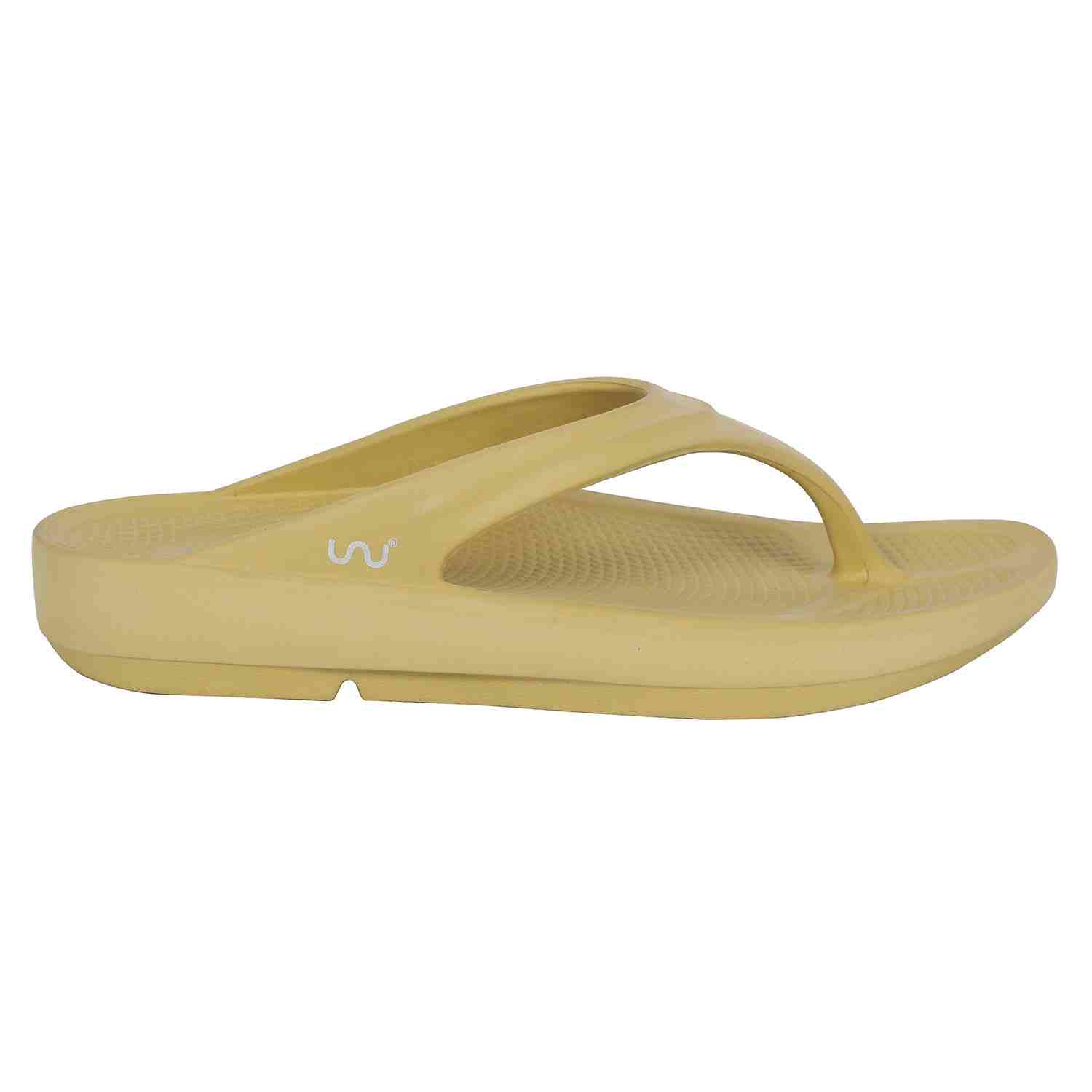 Women Casual Gold Flip Flops