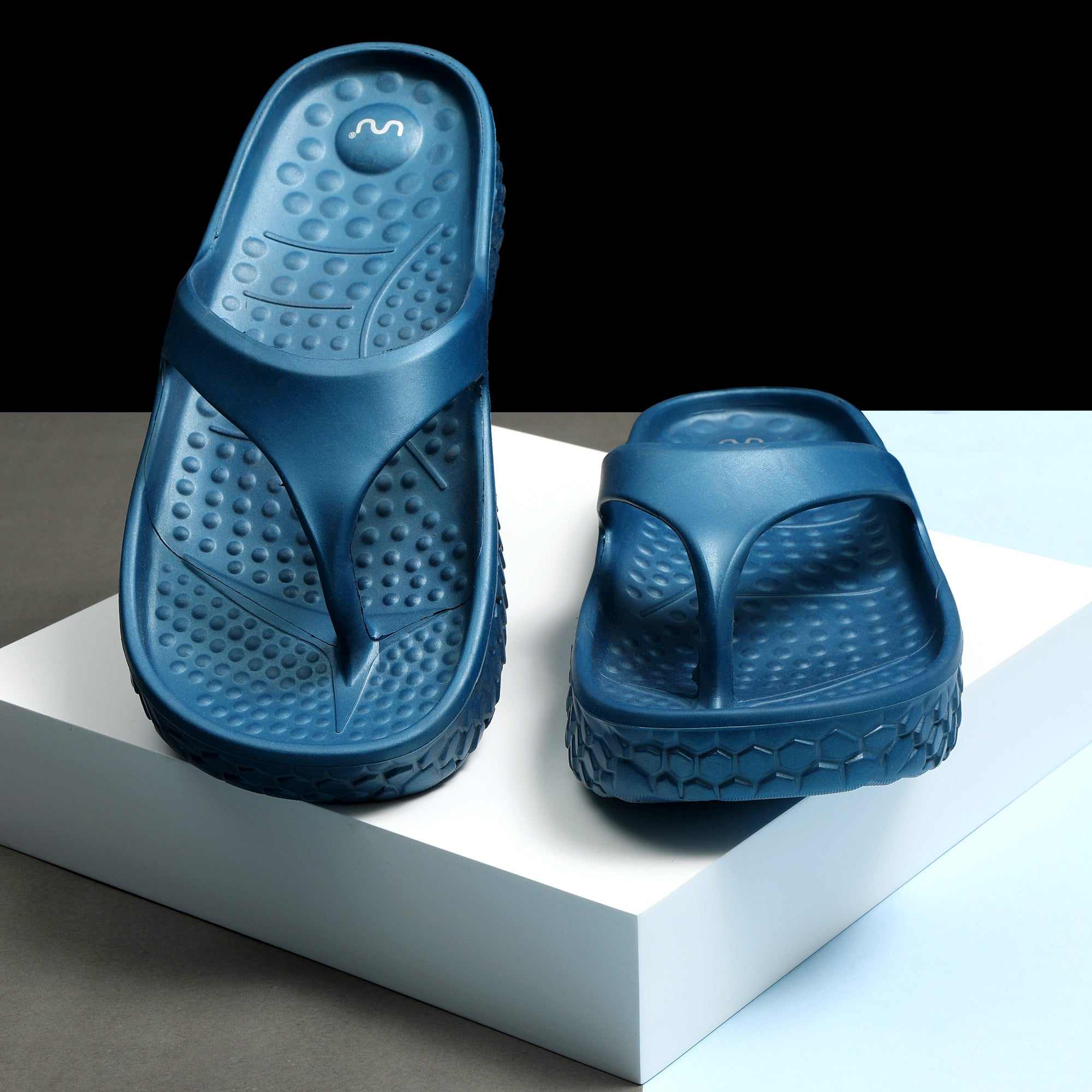 Women Casual Blue Flipflops