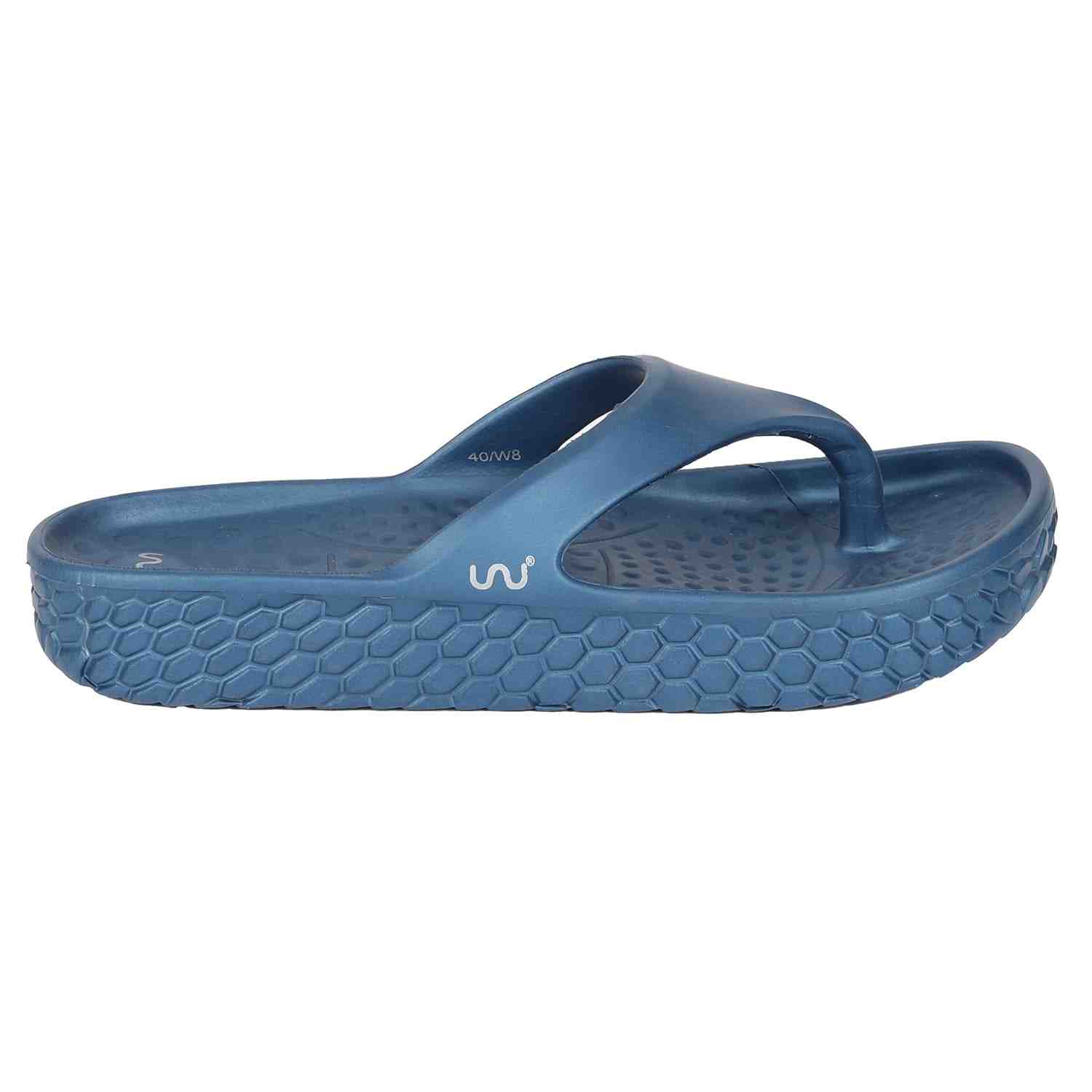 Women Casual Blue Flipflops