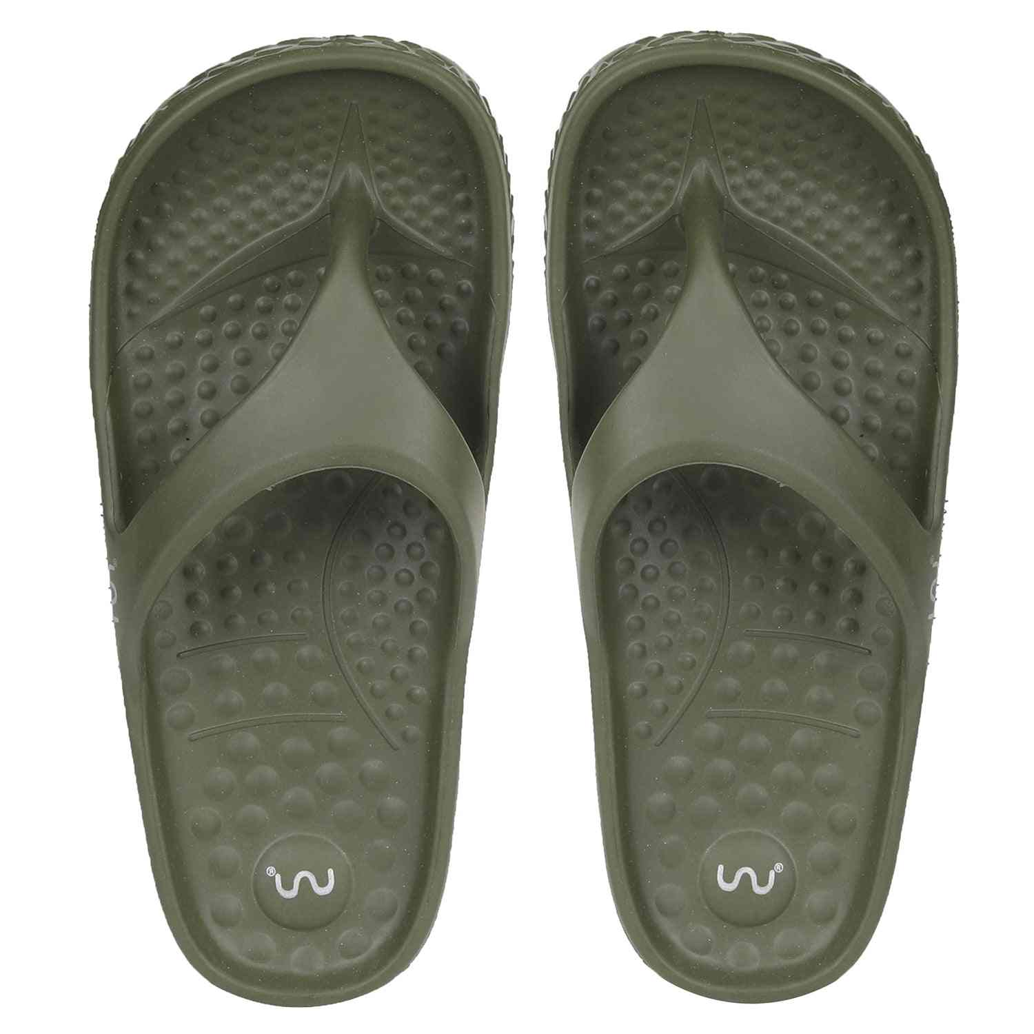Women Casual Olive Flipflops