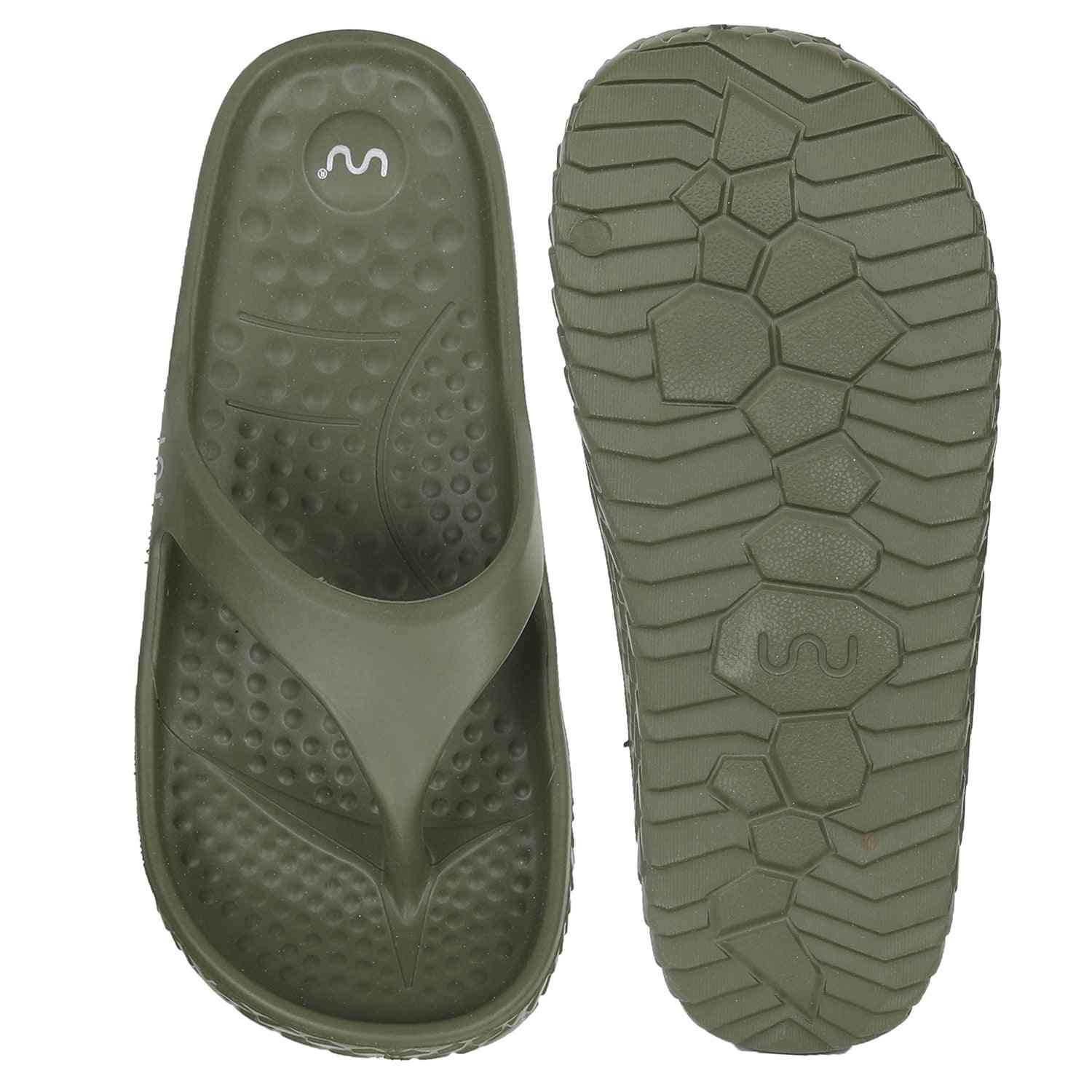 Women Casual Olive Flipflops