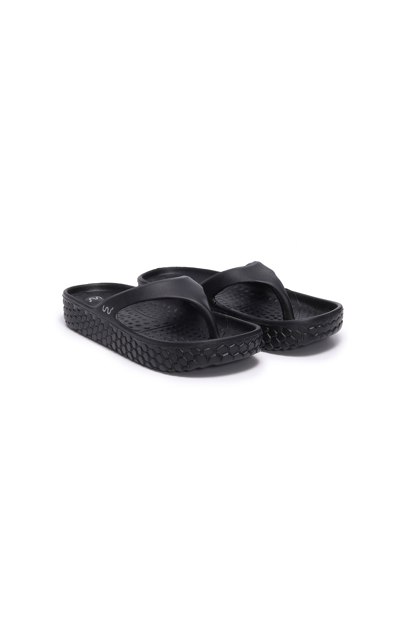 Women Black V Shape Kyoto Flip Flops
