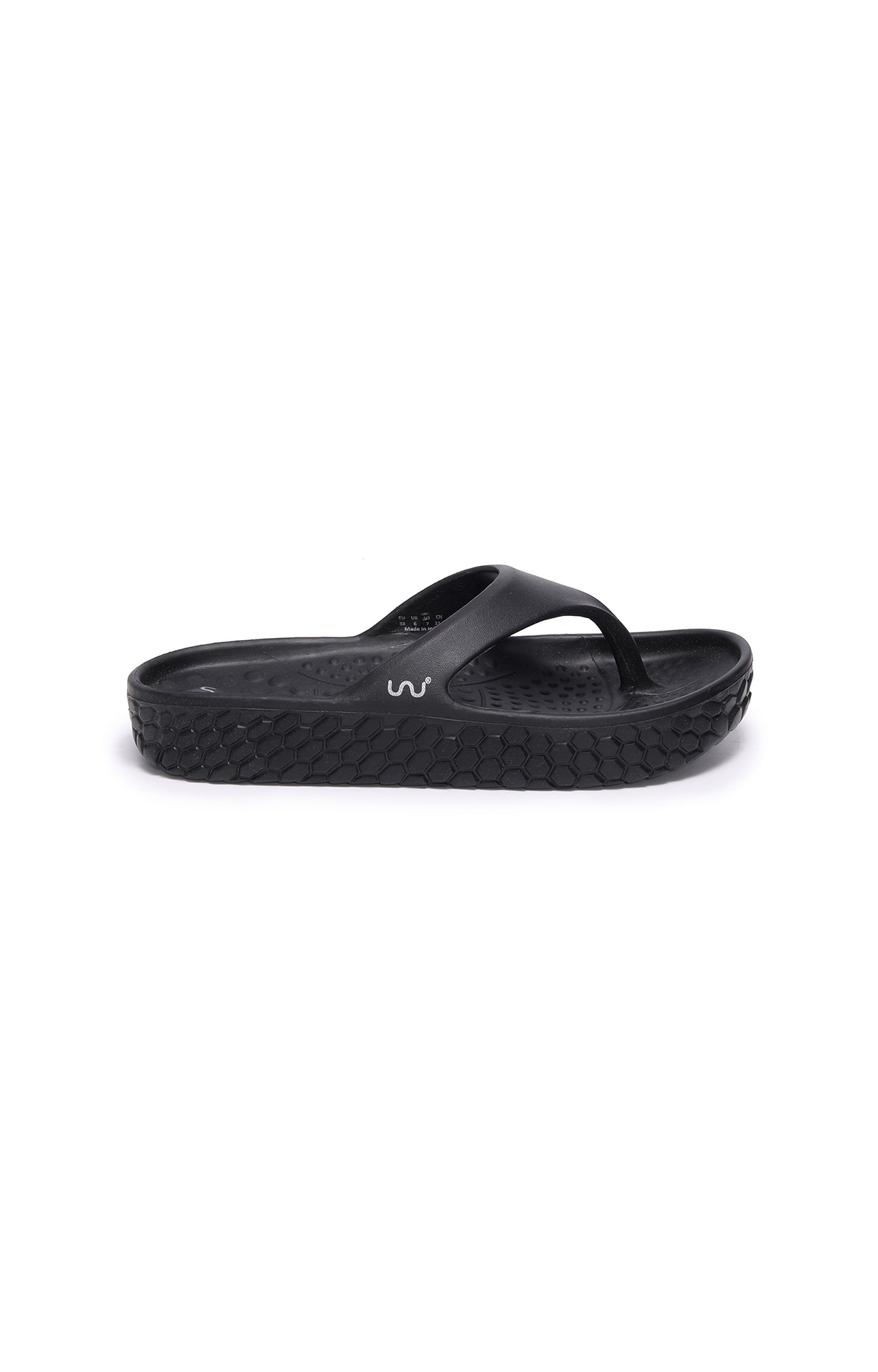 Women Black V Shape Kyoto Flip Flops