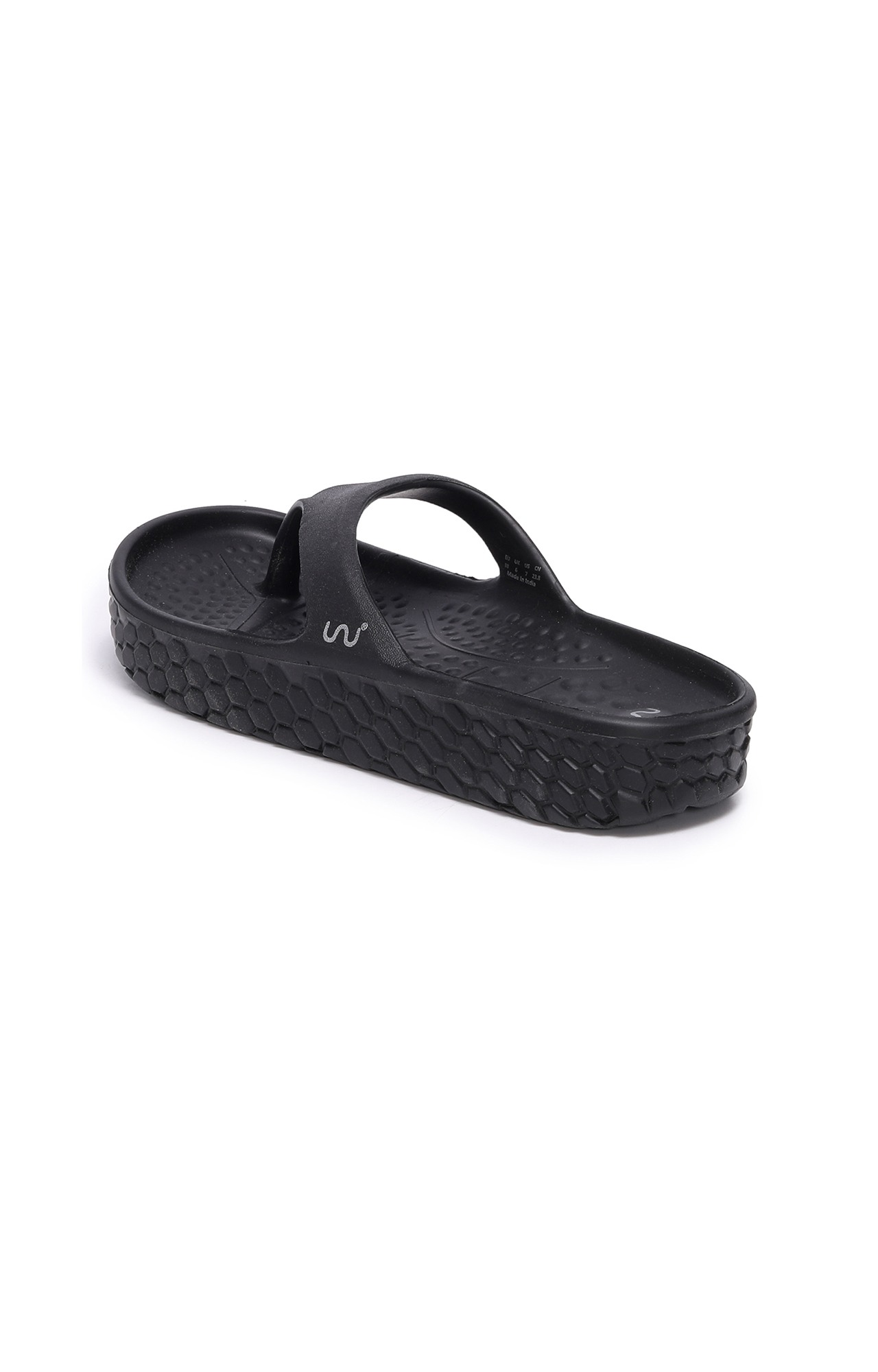 Women Black V Shape Kyoto Flip Flops