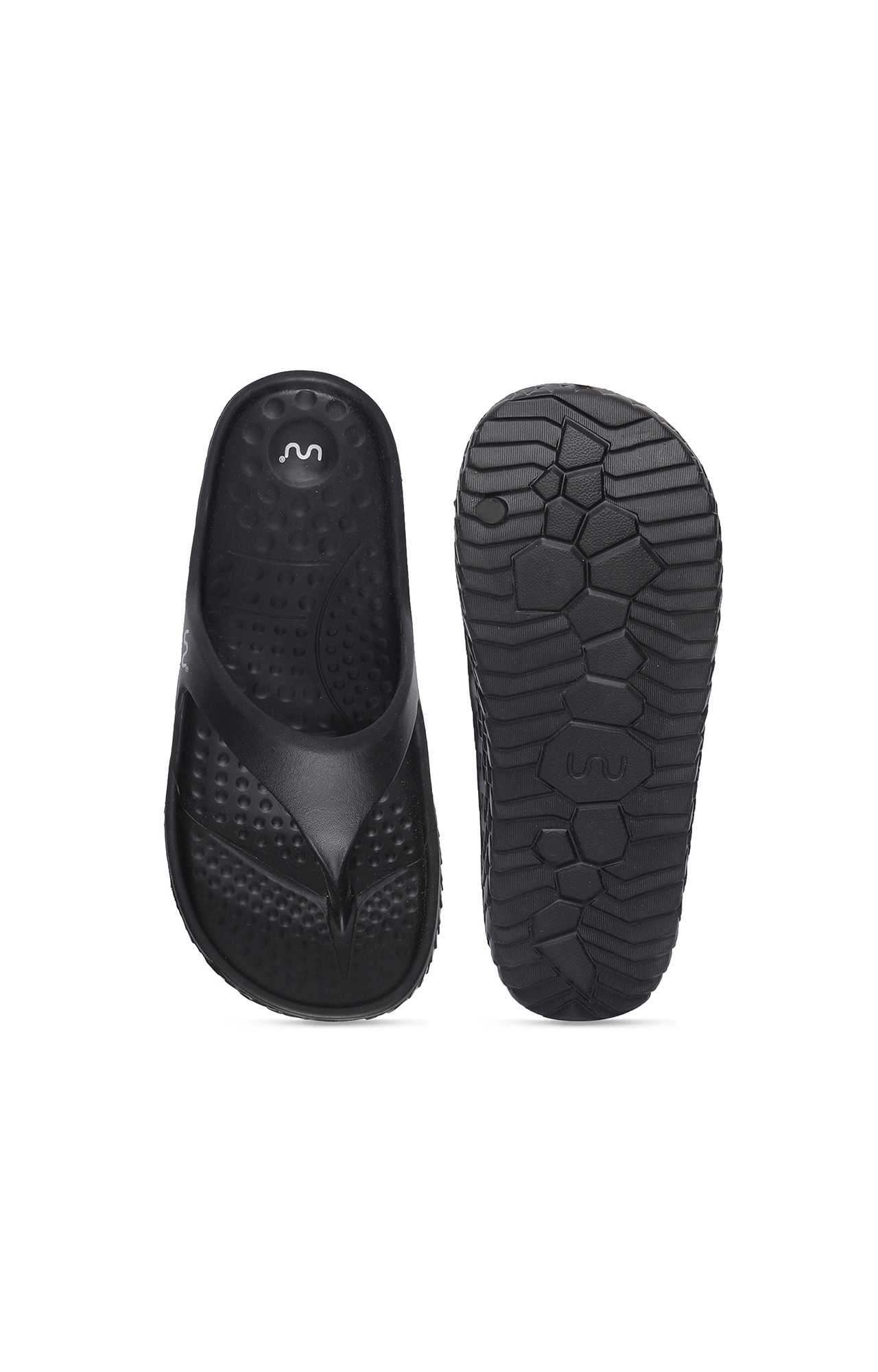 Women Black V Shape Kyoto Flip Flops