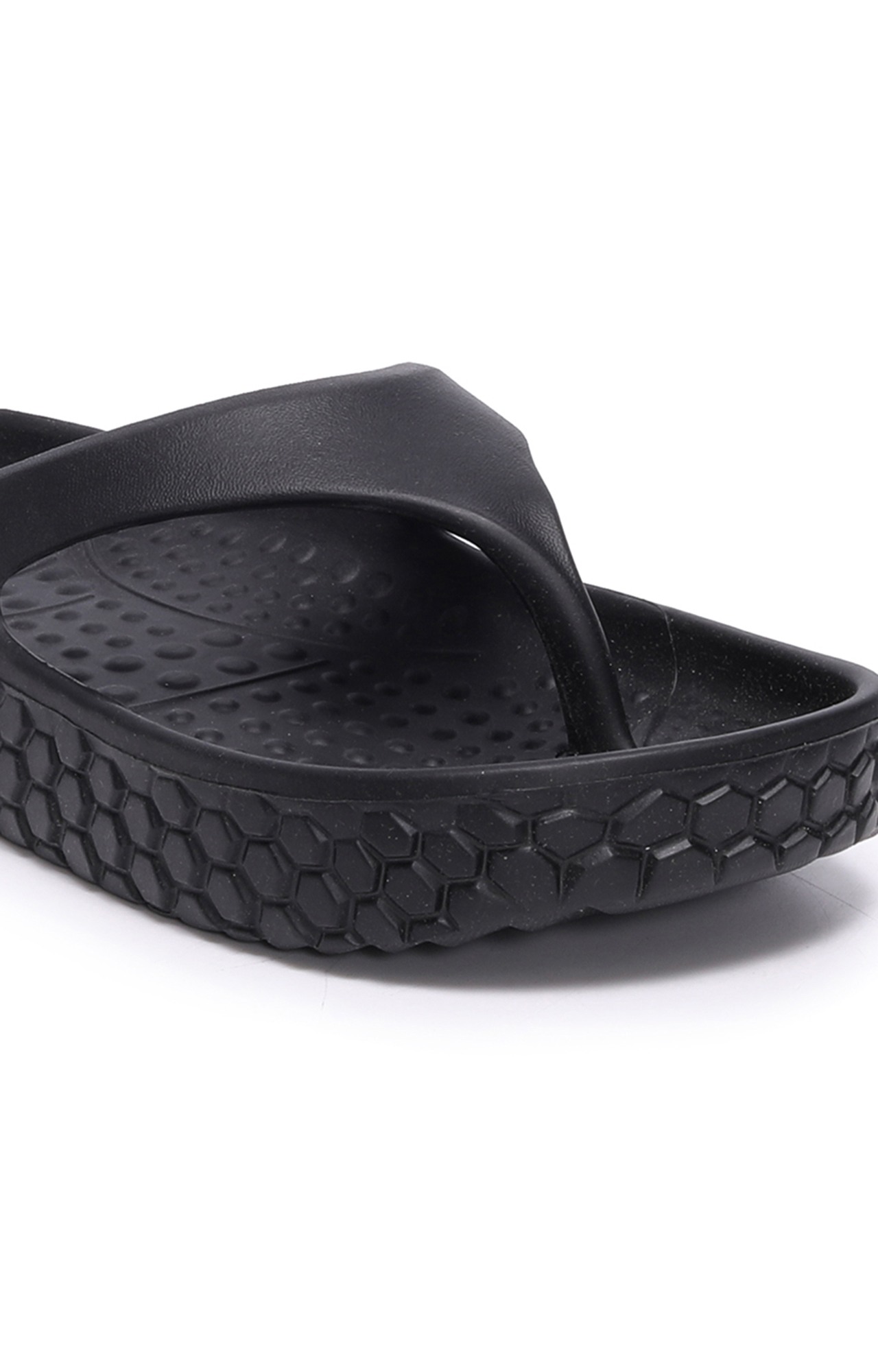 Women Black V Shape Kyoto Flip Flops