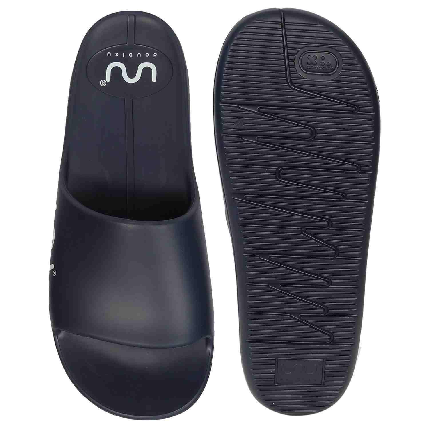 Men Regular Navy Blue Flip Flops