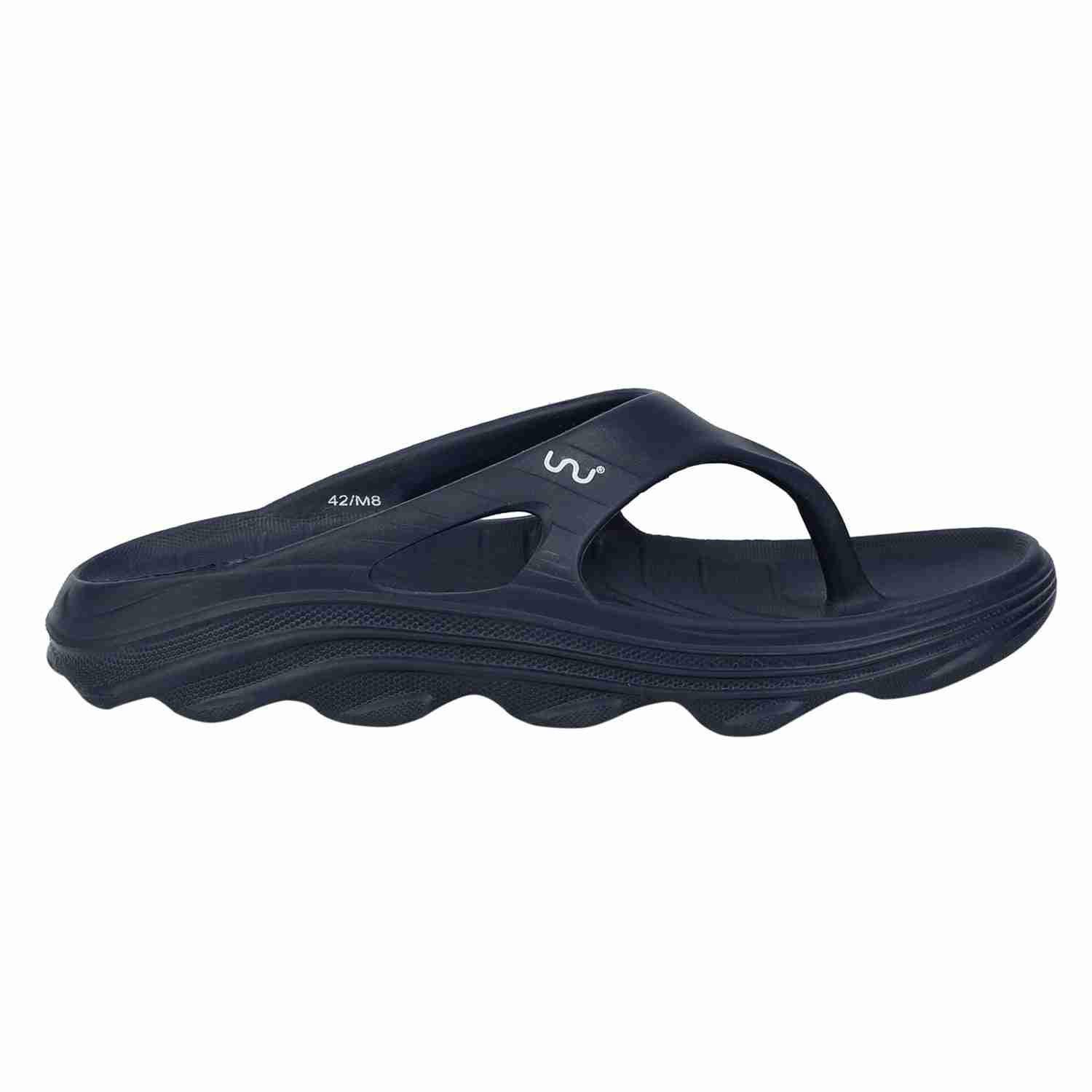 Men Casual Navy Blue Flipflop