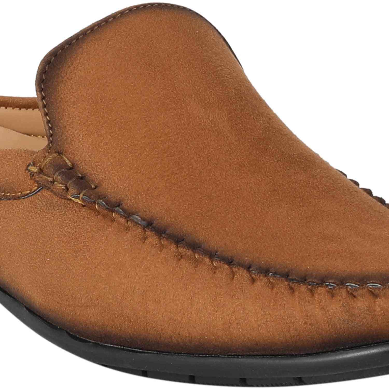 Men Tan Mule Casual