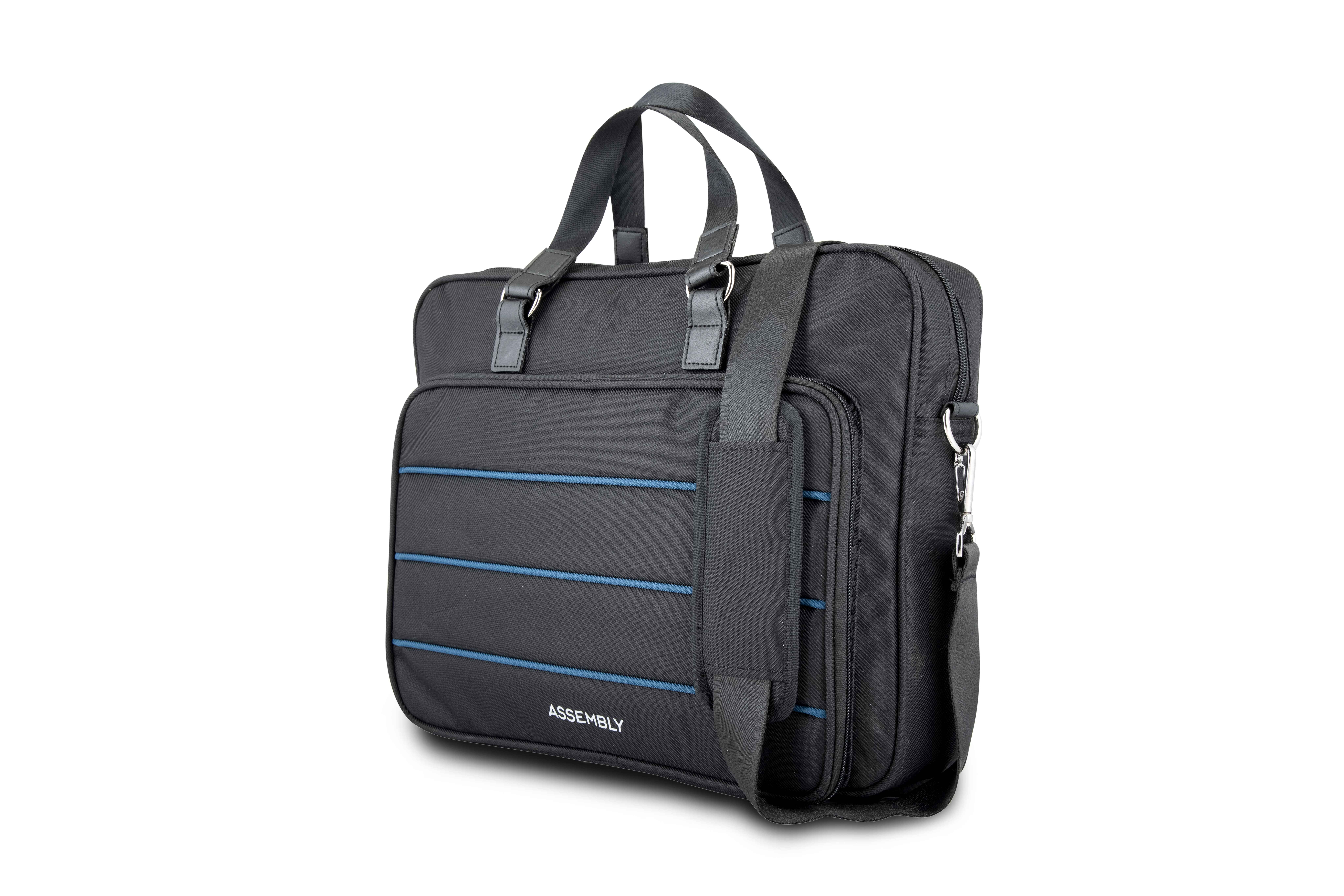 Premium Office Laptop Bag with USB Charging | Black