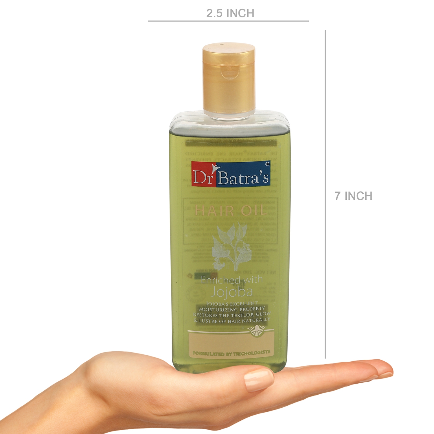 Buy DR BATRA'S HAIR OIL ENRICHED WITH JOJOBA - 100 ML Online & Get Upto 60%  OFF at PharmEasy