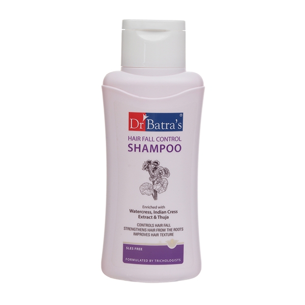 Dr Batra's | Dr Batra's Hair Fall Control Shampoo Enriched With Watercress, Indian Cress extract and Thuja - 500 ml 0
