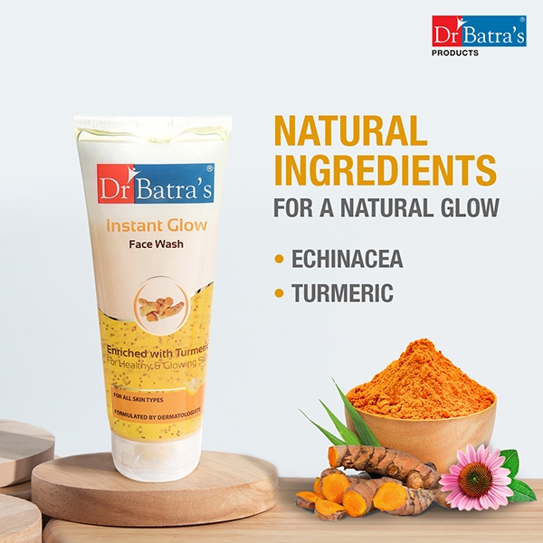 Dr Batra's | Dr Batra's Instant Glow Face Wash Enriched With Tumeric For Healthy & Glowing Skin - 200 gm 2