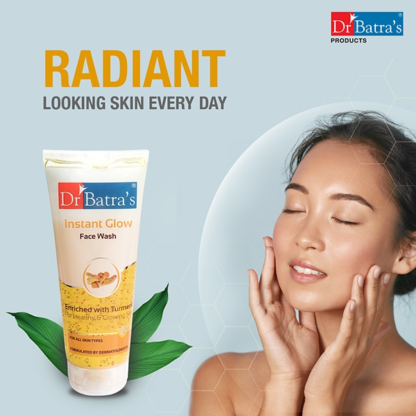 Dr Batra's | Dr Batra's Instant Glow Face Wash Enriched With Tumeric For Healthy & Glowing Skin - 200 gm 4