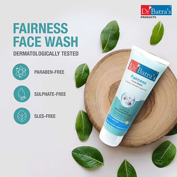 Dr Batra's | Dr Batra's Fairness Face Wash Sulphate, Silicone & Soap Free Enriched With Saffron & Echinacea Extract - 200 gm 2