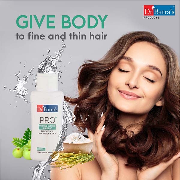 Dr Batra's | Dr Batra's Pro+ Intense Volume Shampoo Enriched With Rice protein & Amla - 200 ml 4