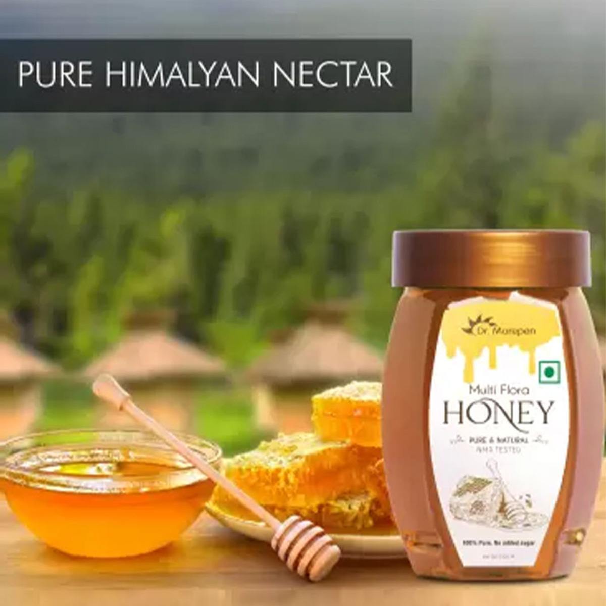 Dr. Morepen | 100% Natural Organic Honey & Pure Multi Flora Honey | 250g