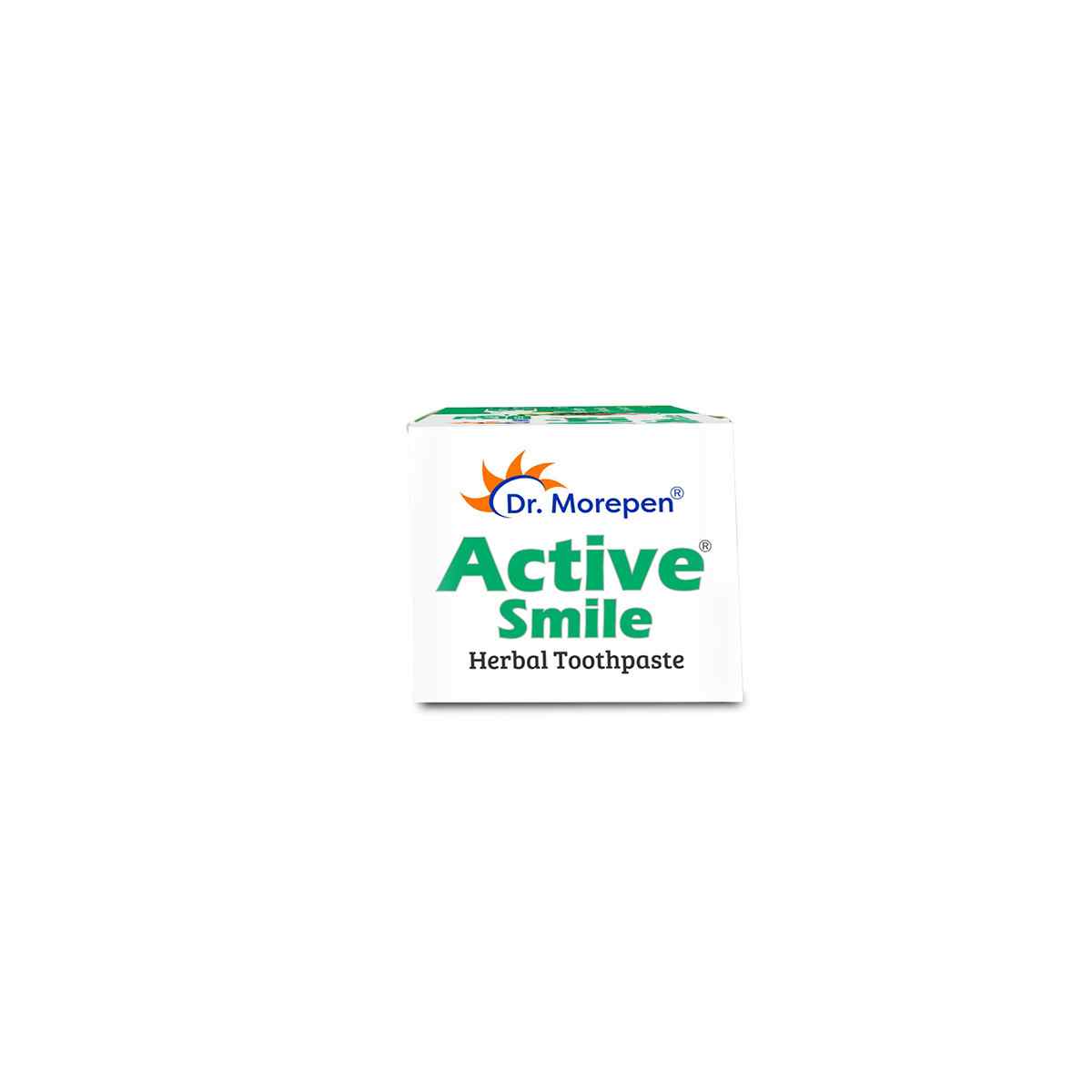 Dr. Morepen | Active Smile Herbal Toothpaste Ayurvedic | For Men & Women Tooth Paste | 400g | Combo Pack Of 4