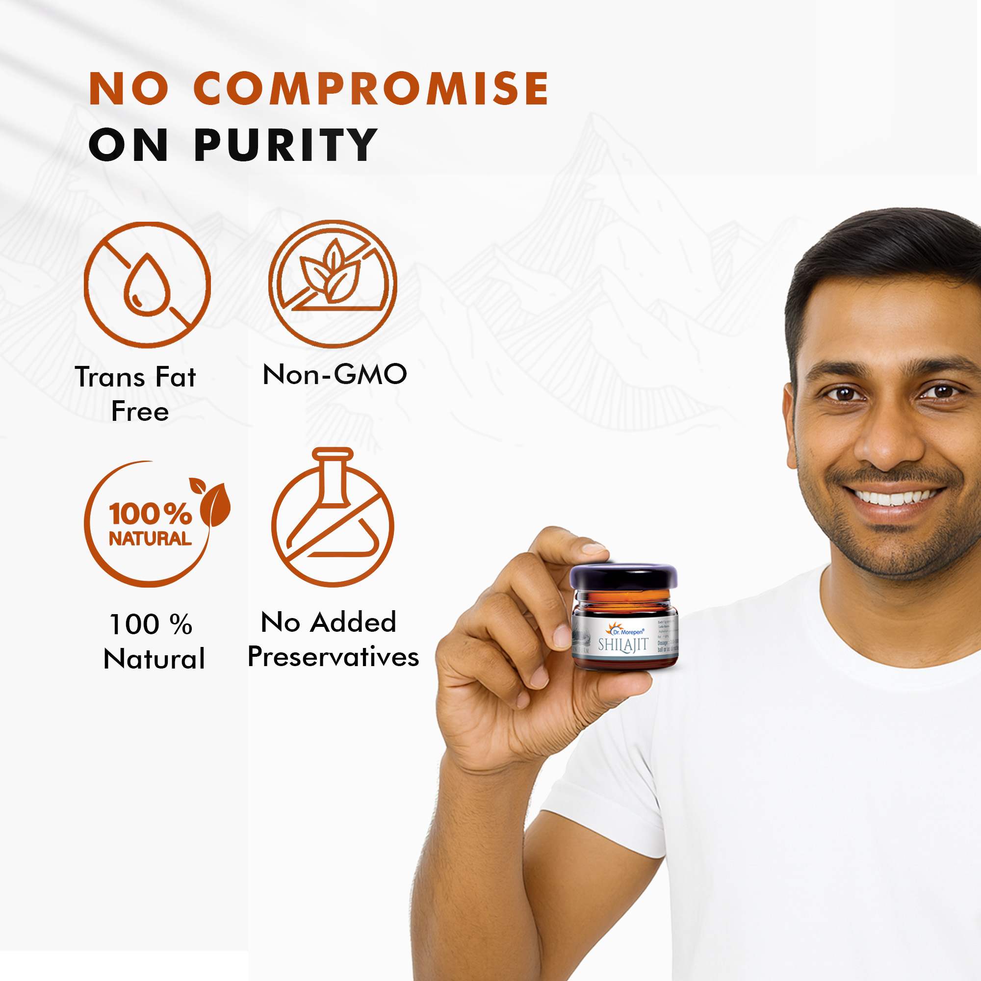 Dr. Morepen | Shilajit Resin | 100% Pure Himalayan Extract | Natural & Safe | 15Gm