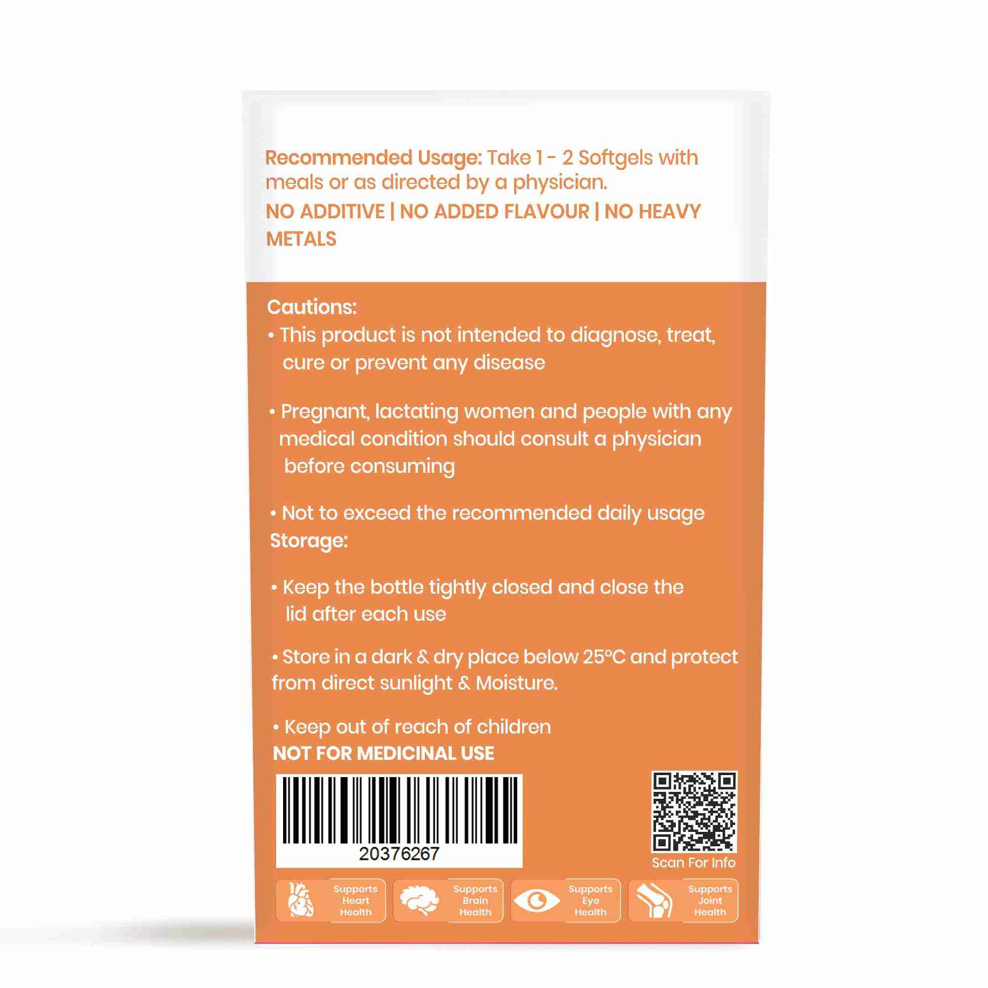 Dr. Morepen | Cod Liver Oil Capsules Omega 3, Natural Epa & Dha | Ultrapure & Finest Cod Fish 200 Softgels | Pack Of 2