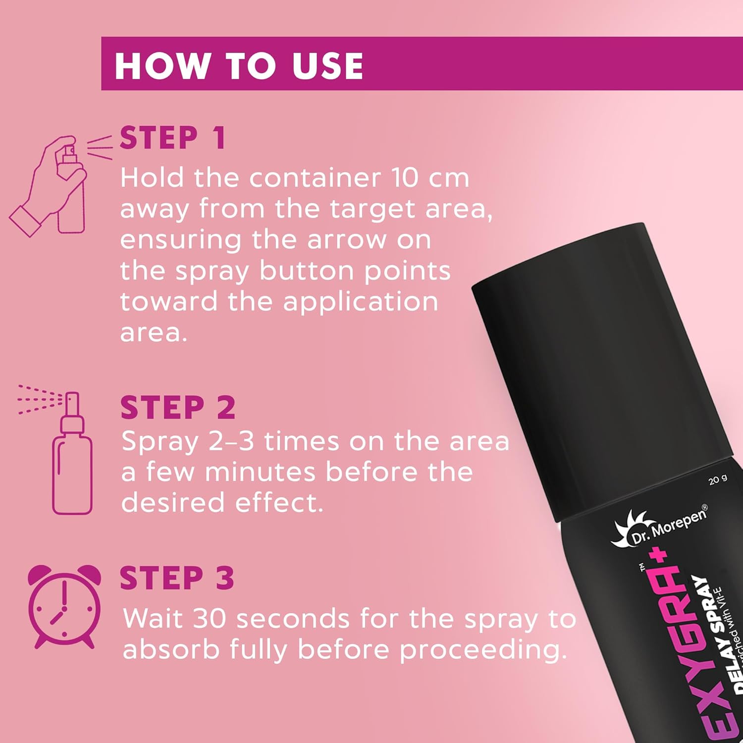 Dr. Morepen | Delay Exygra Spray | 20g