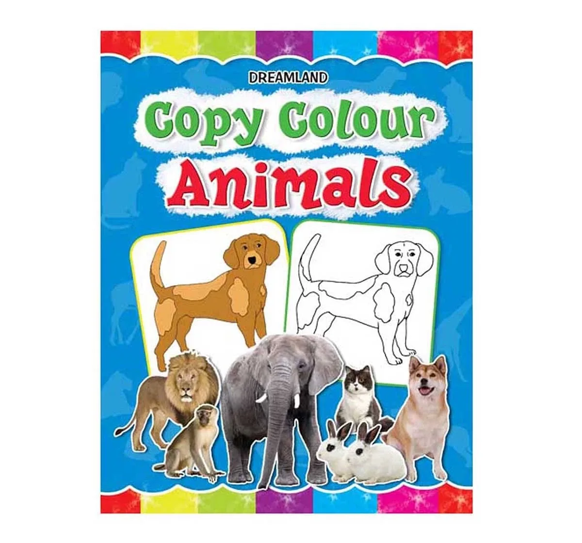 animal drawing for kids with colour