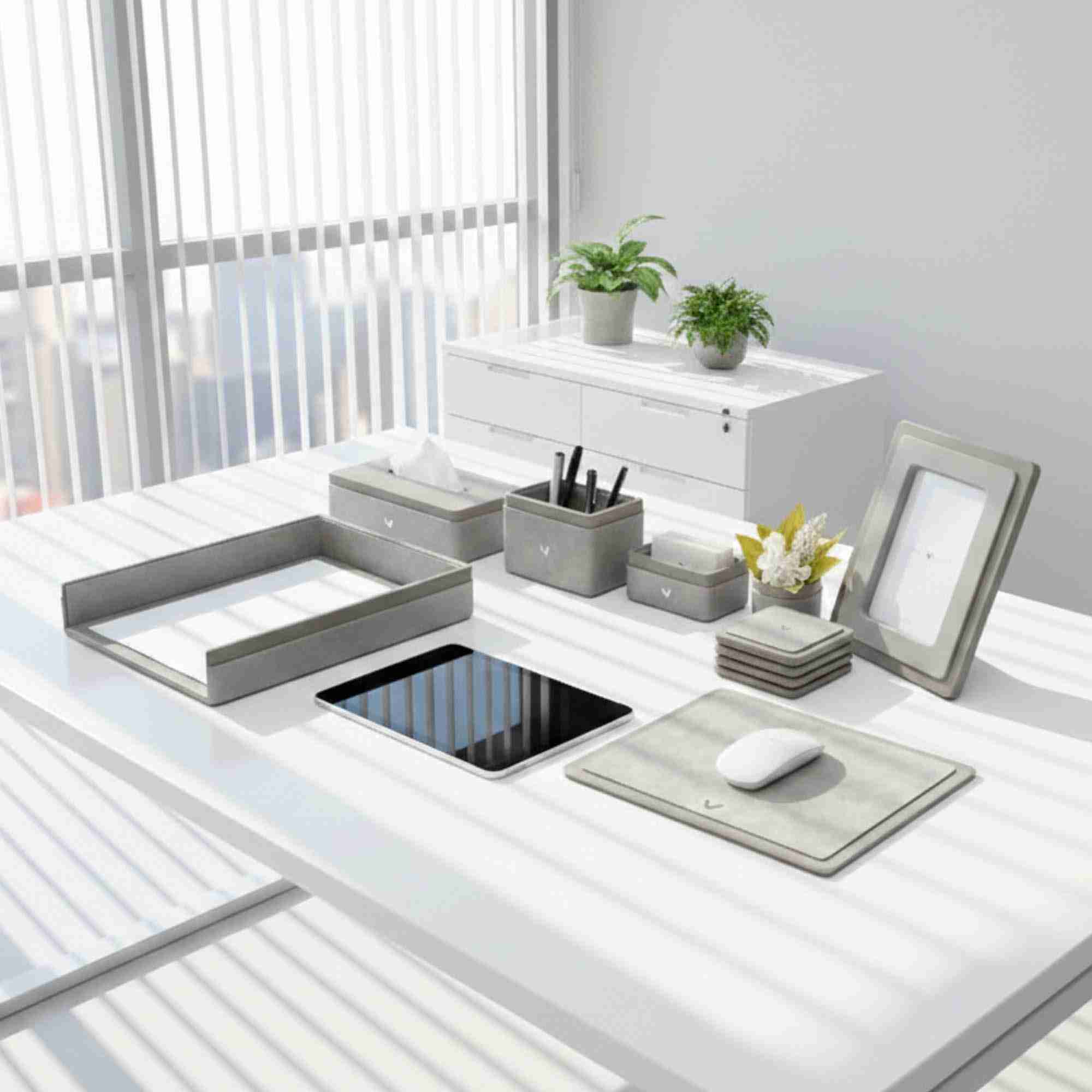 Desk Set | Light | SO8 | Moderno | Grey