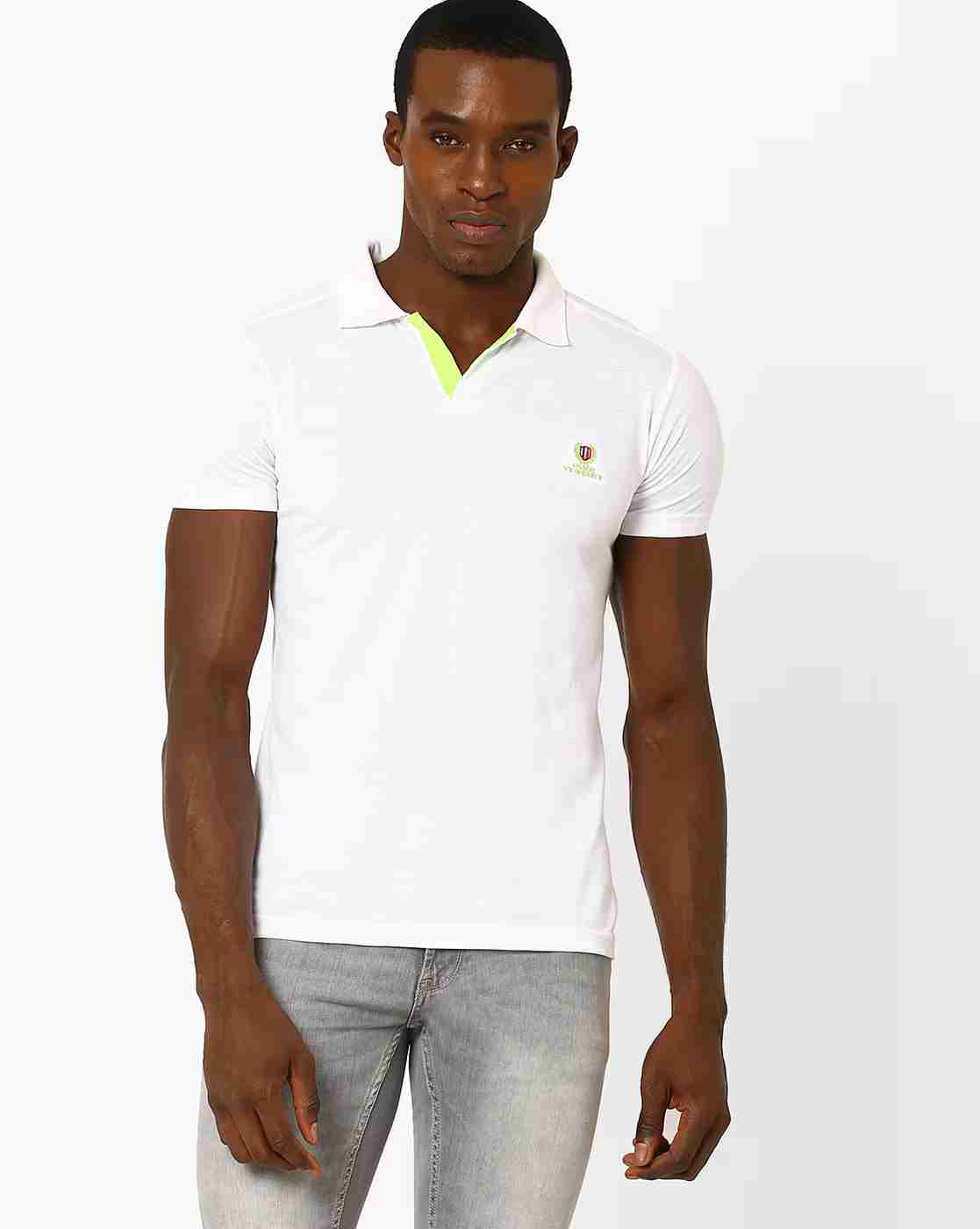 DUKE | Polo T-shirt with Contrast Underlay Placket|0