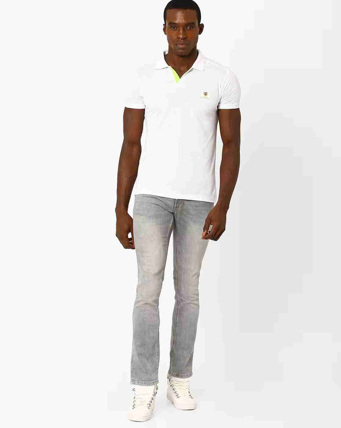 DUKE | Polo T-shirt with Contrast Underlay Placket|3
