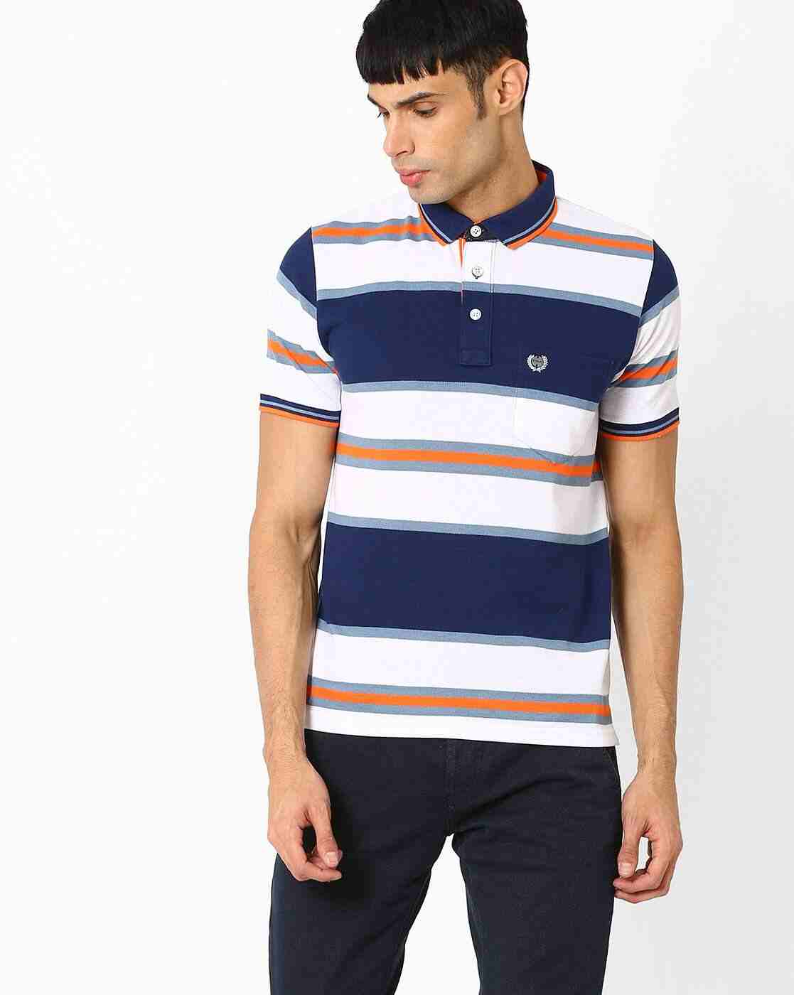 DUKE | Striped Polo T-shirt|0