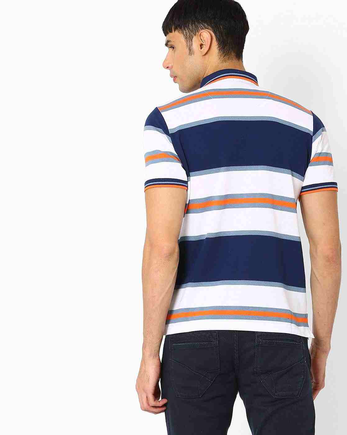DUKE | Striped Polo T-shirt|2