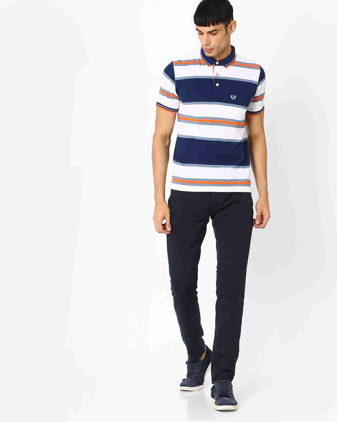 DUKE | Striped Polo T-shirt|3