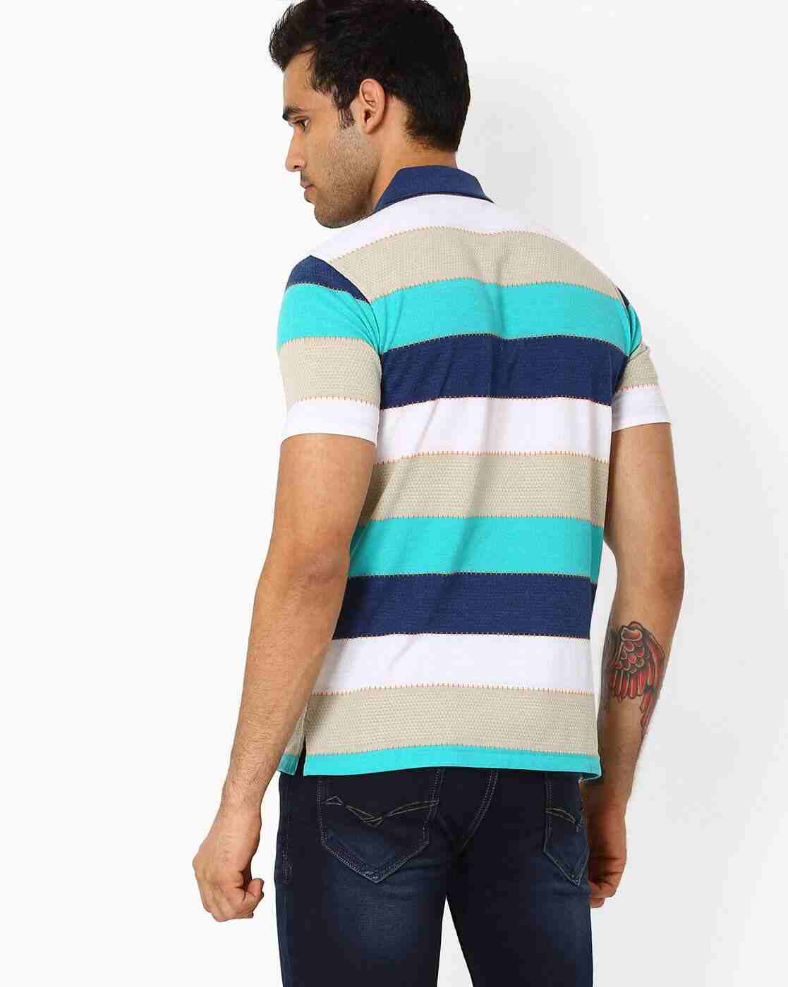 DUKE | Colourblock Polo T-shirt|2