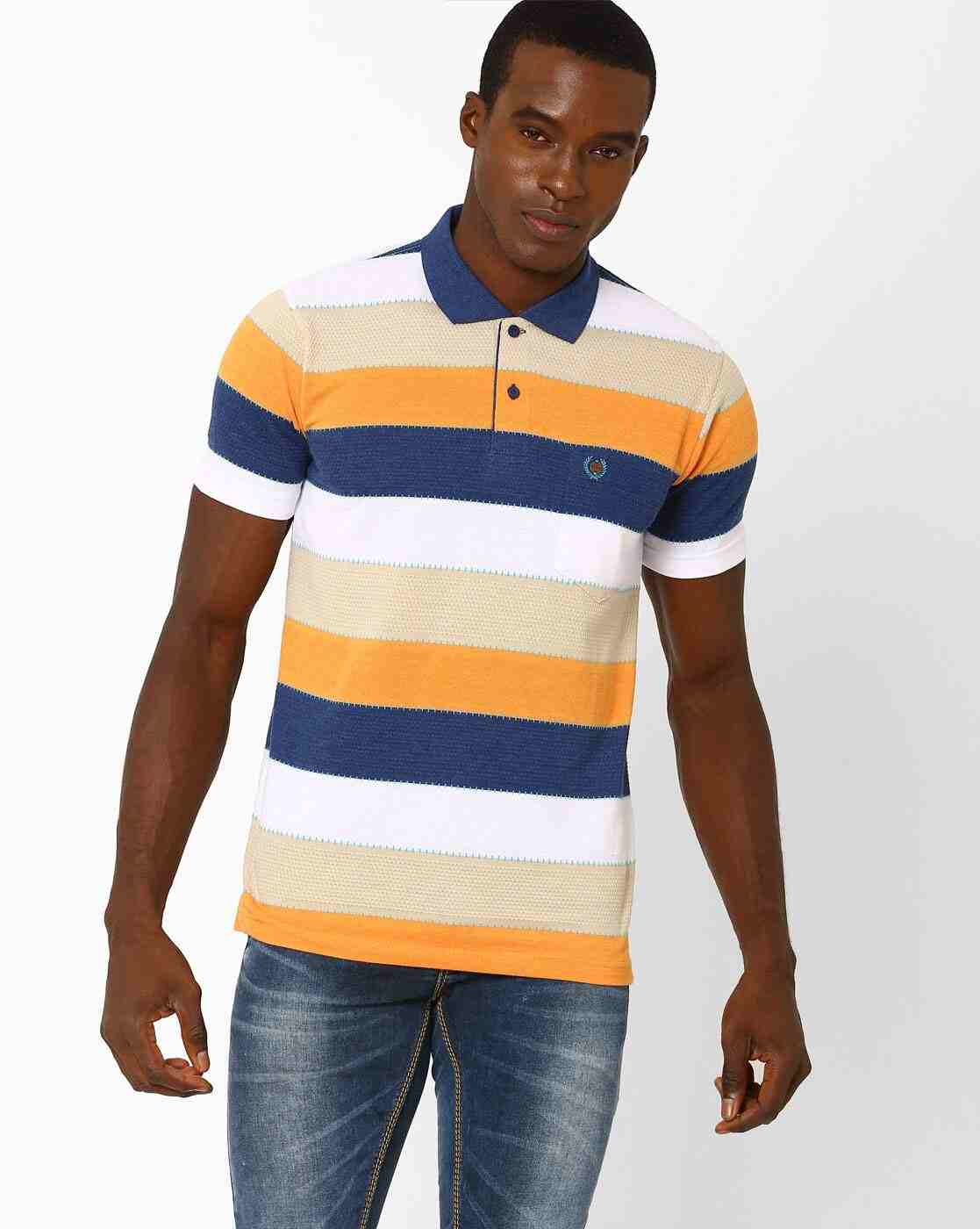 DUKE | Colourblock Polo T-shirt|0