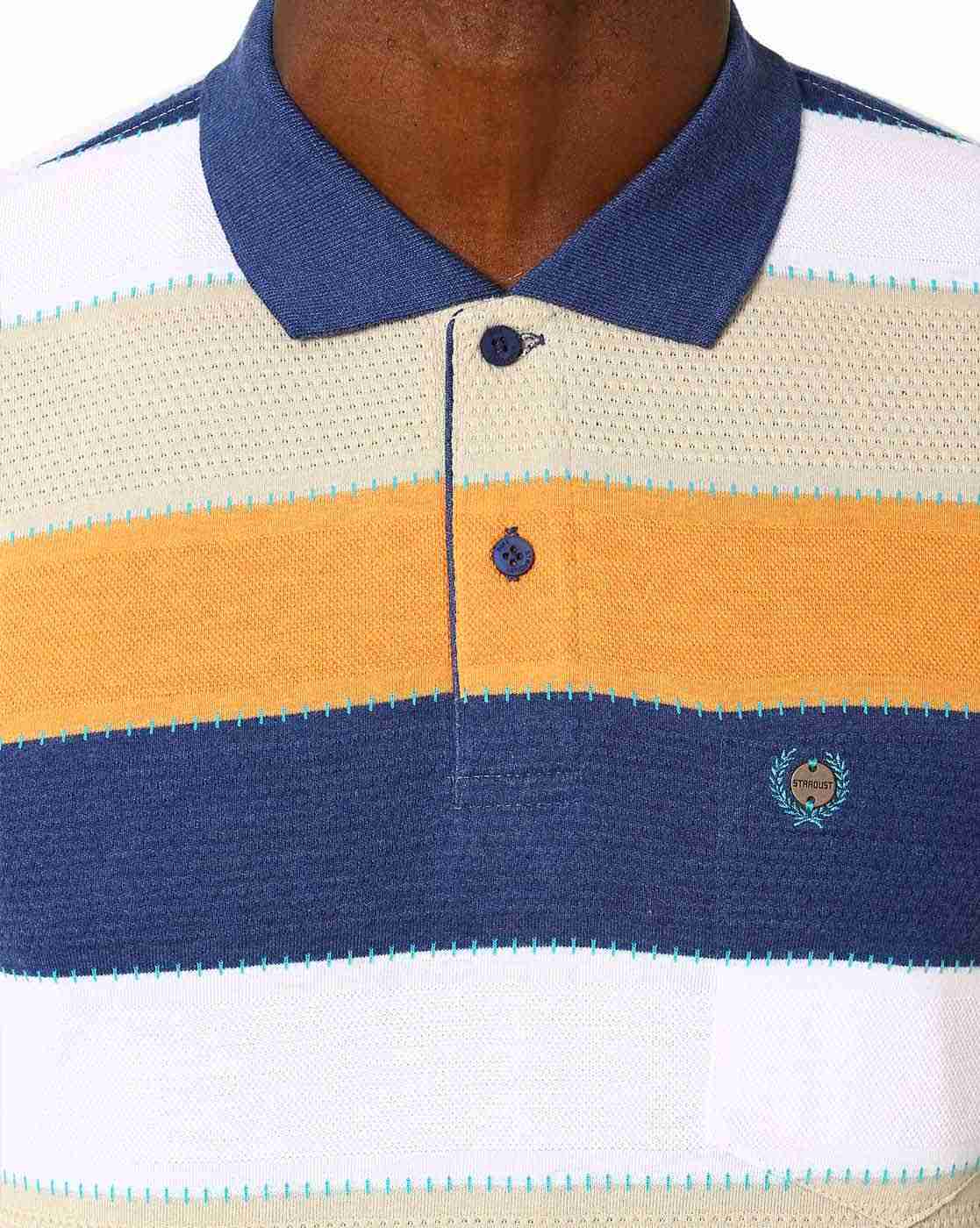 DUKE | Colourblock Polo T-shirt|4