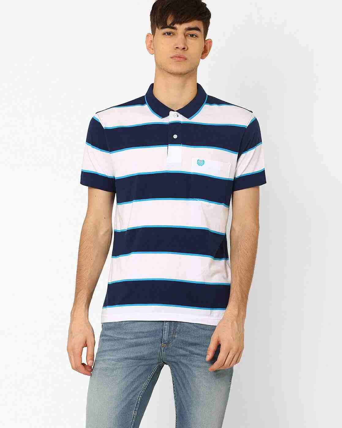 DUKE | Striped Polo T-shirt|0