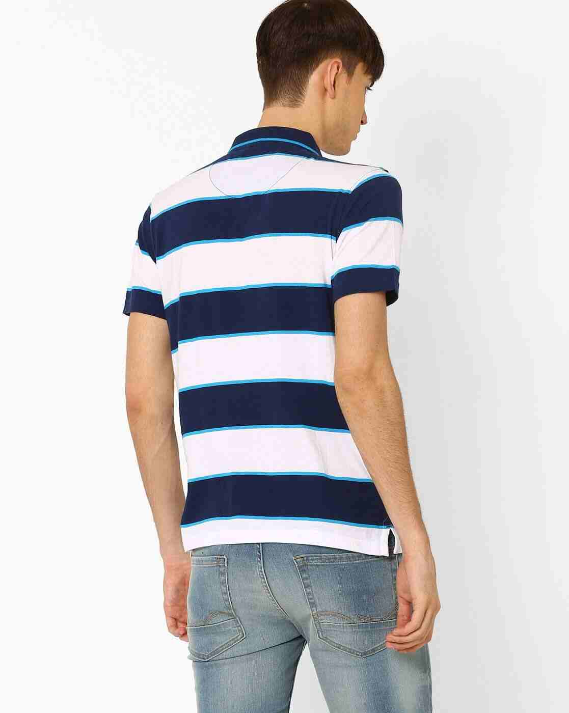 DUKE | Striped Polo T-shirt|2