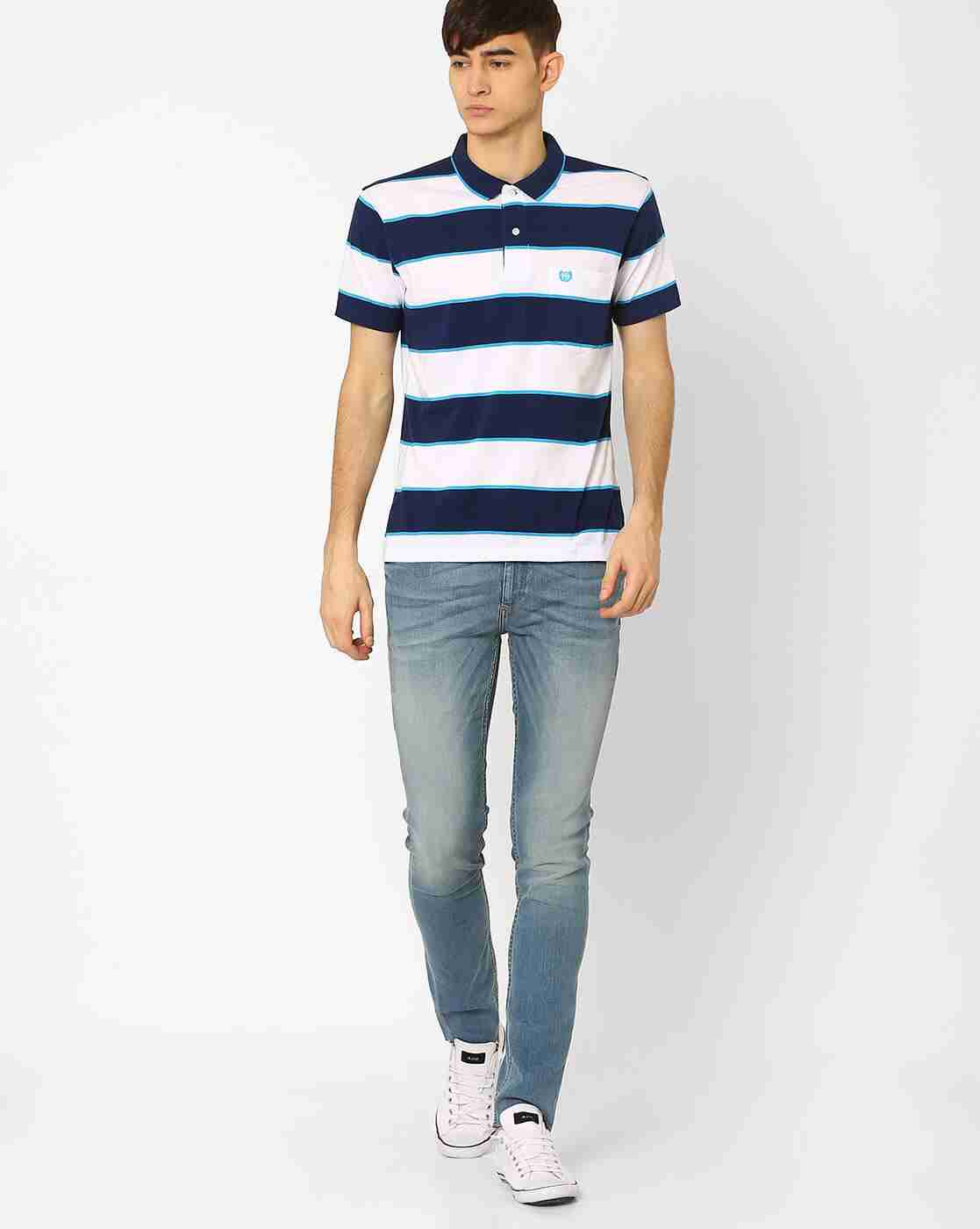 DUKE | Striped Polo T-shirt|3