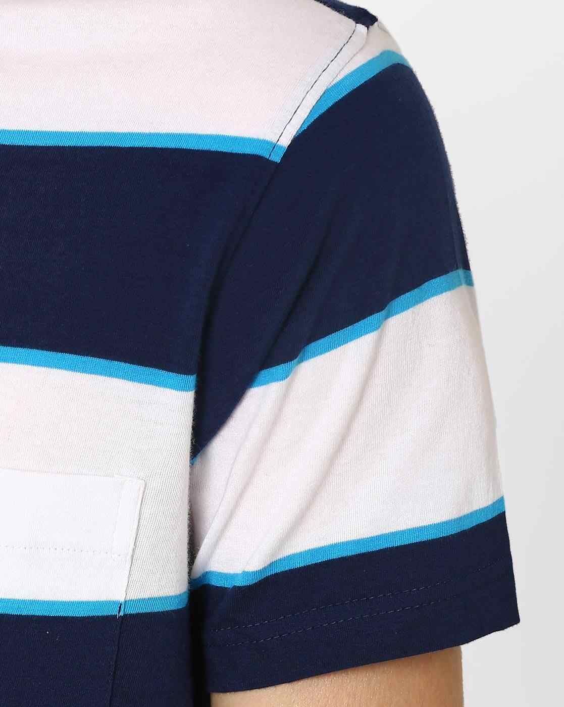 DUKE | Striped Polo T-shirt|5