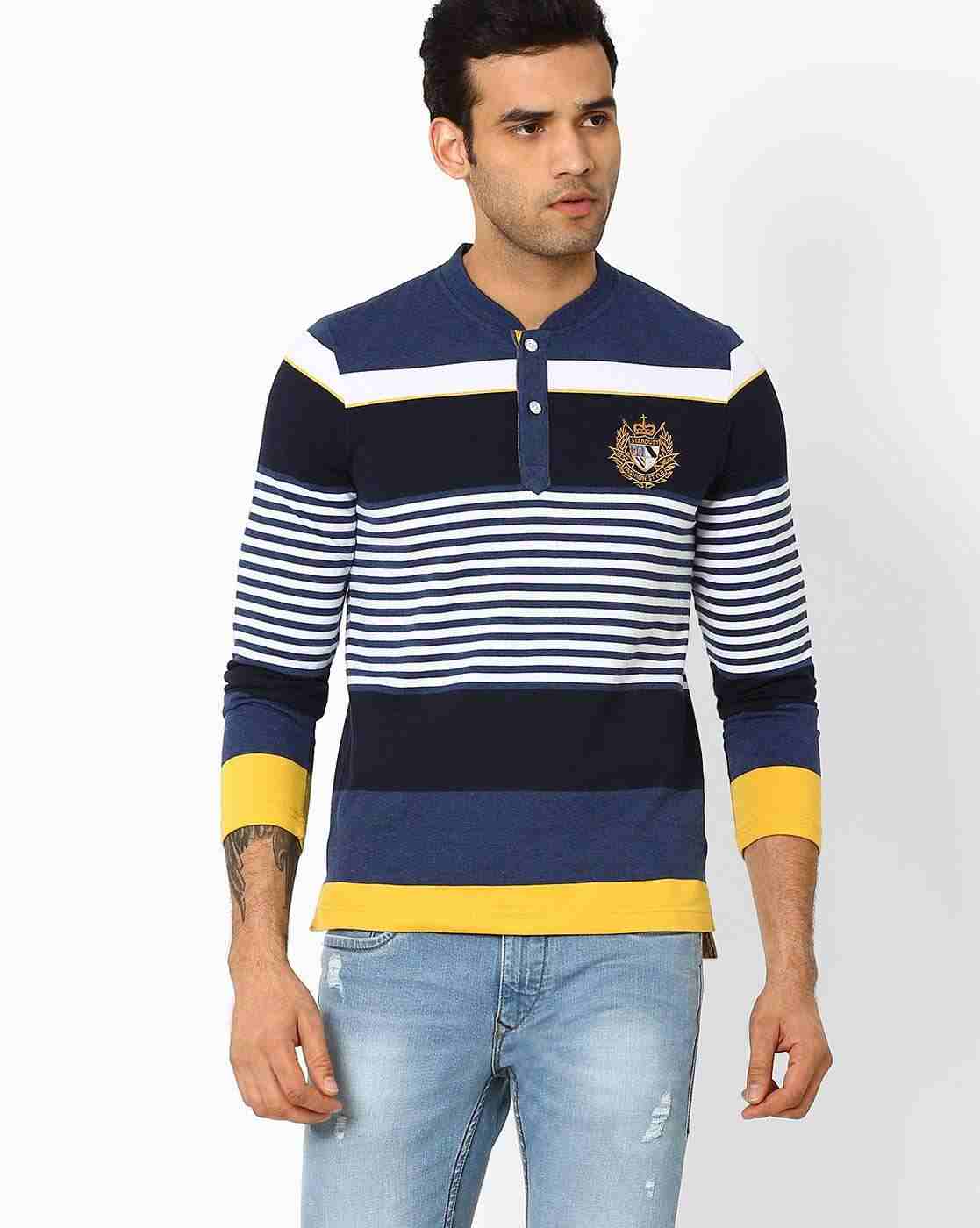 DUKE | Striped Cotton T-shirt|0