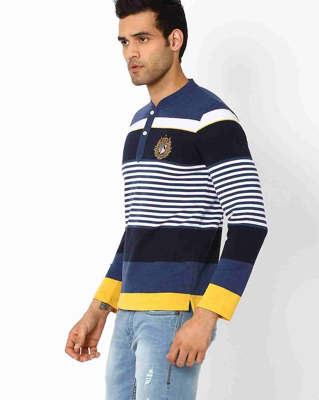 DUKE | Striped Cotton T-shirt|1