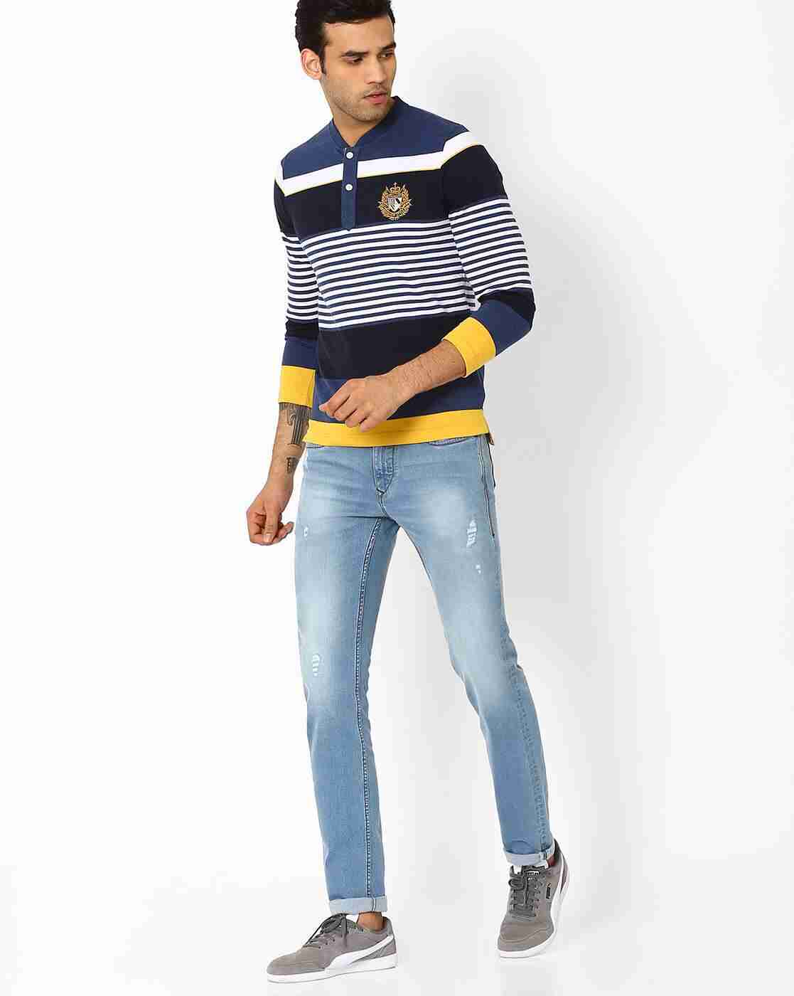DUKE | Striped Cotton T-shirt|3