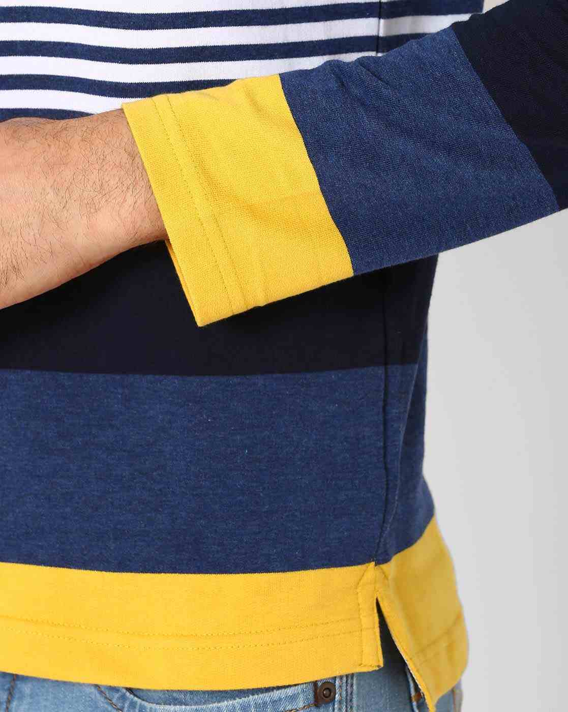 DUKE | Striped Cotton T-shirt|6