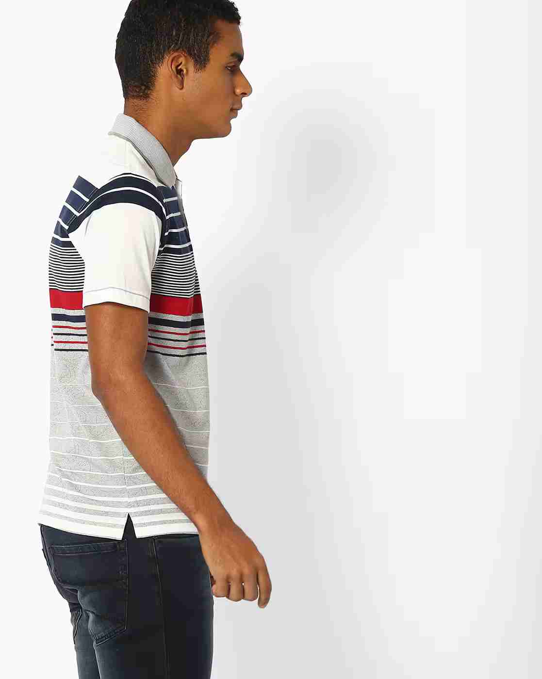 DUKE | Striped Polo T-shirt|1