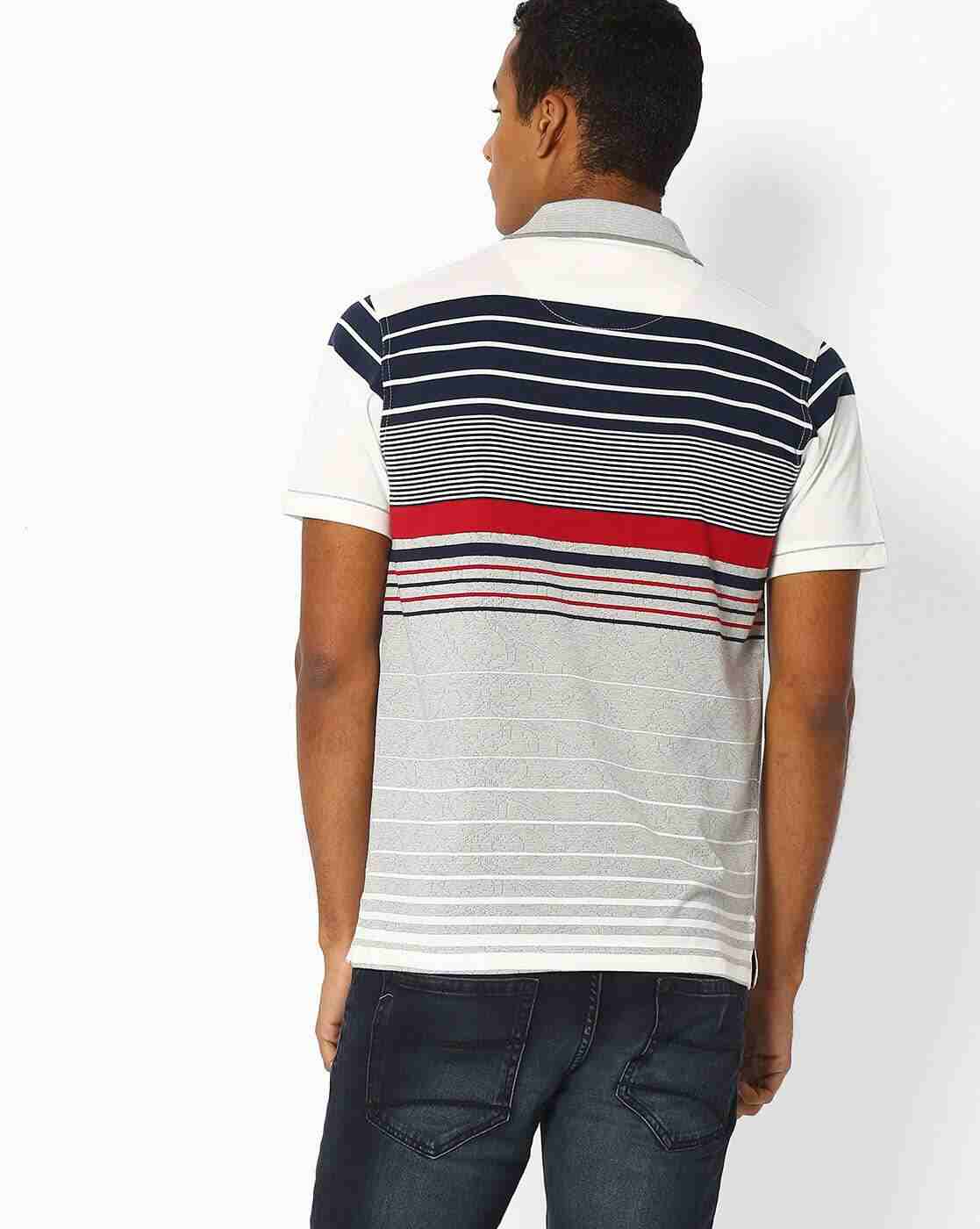 DUKE | Striped Polo T-shirt|2