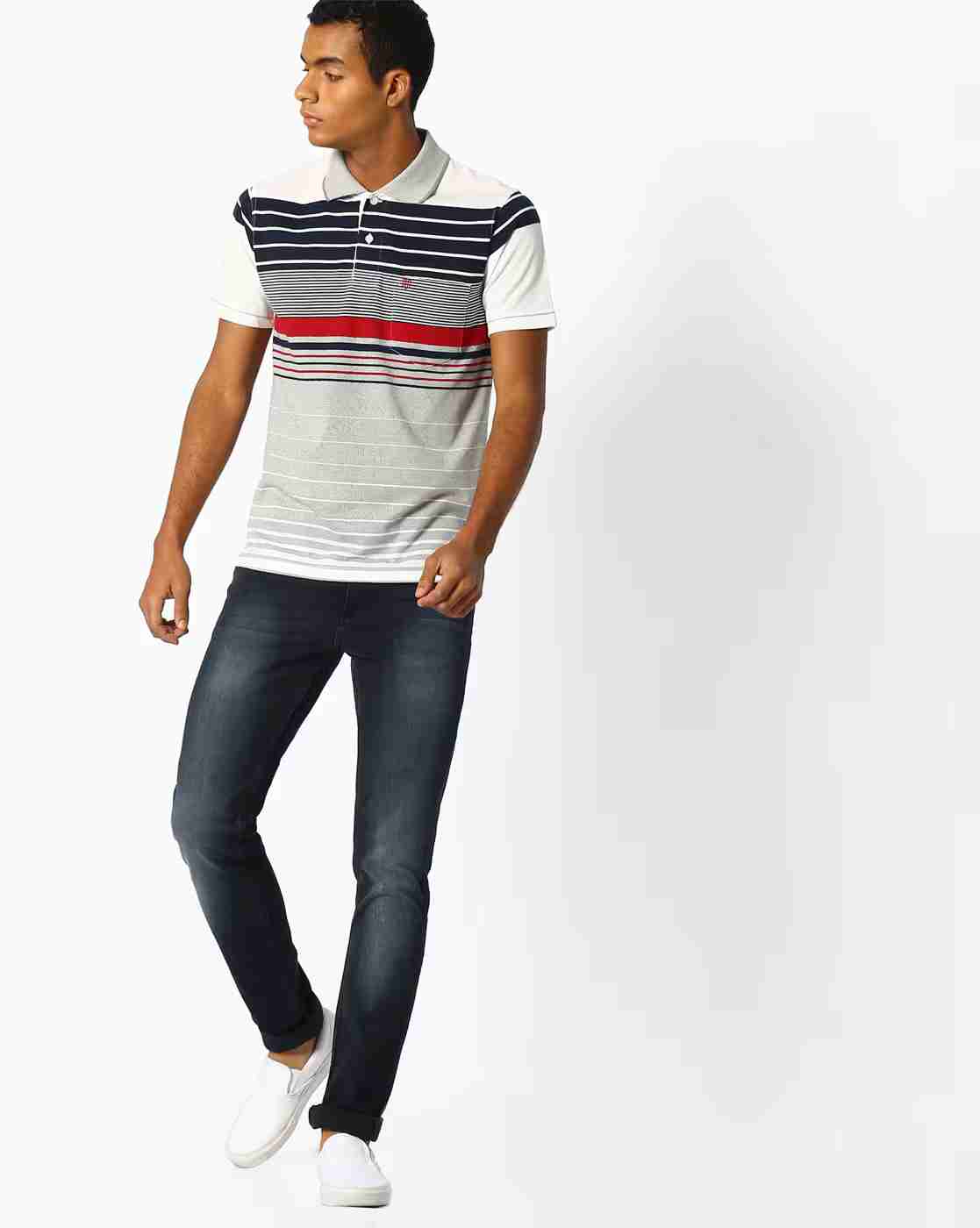 DUKE | Striped Polo T-shirt|3