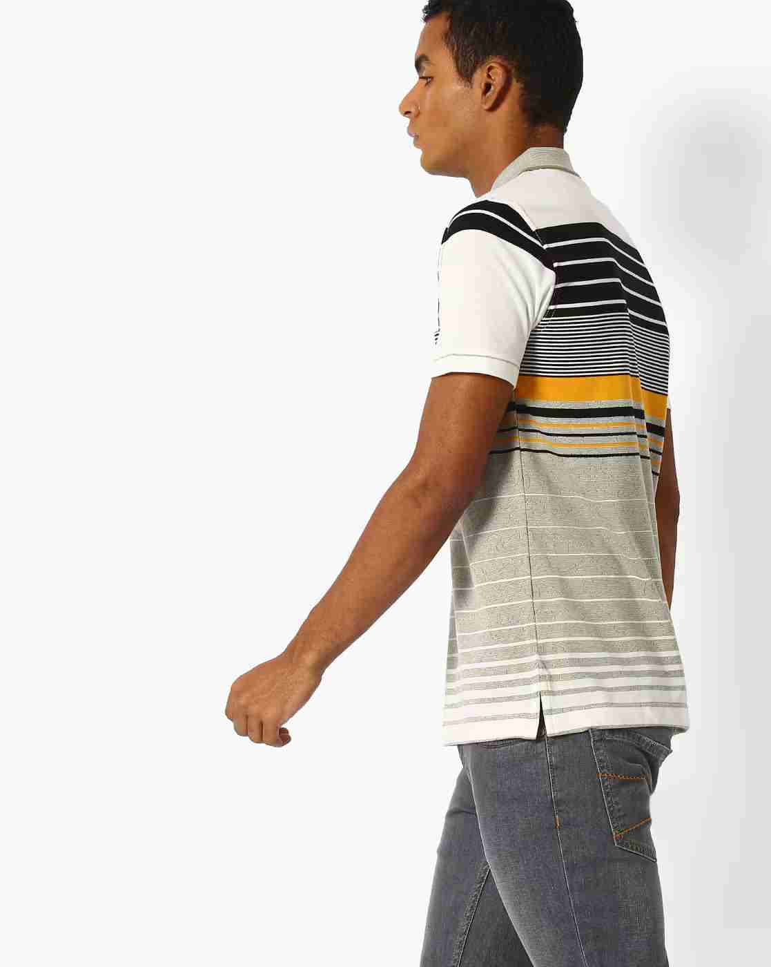 DUKE | Striped Polo T-shirt|1