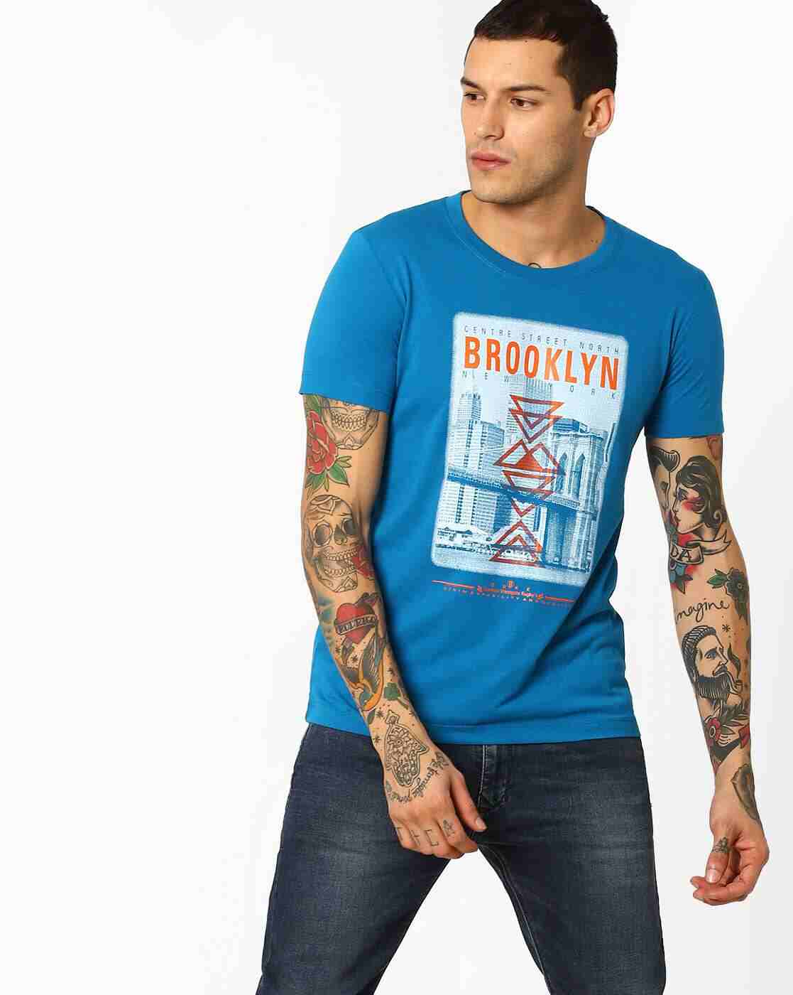 Printed Crew-Neck T-shirt