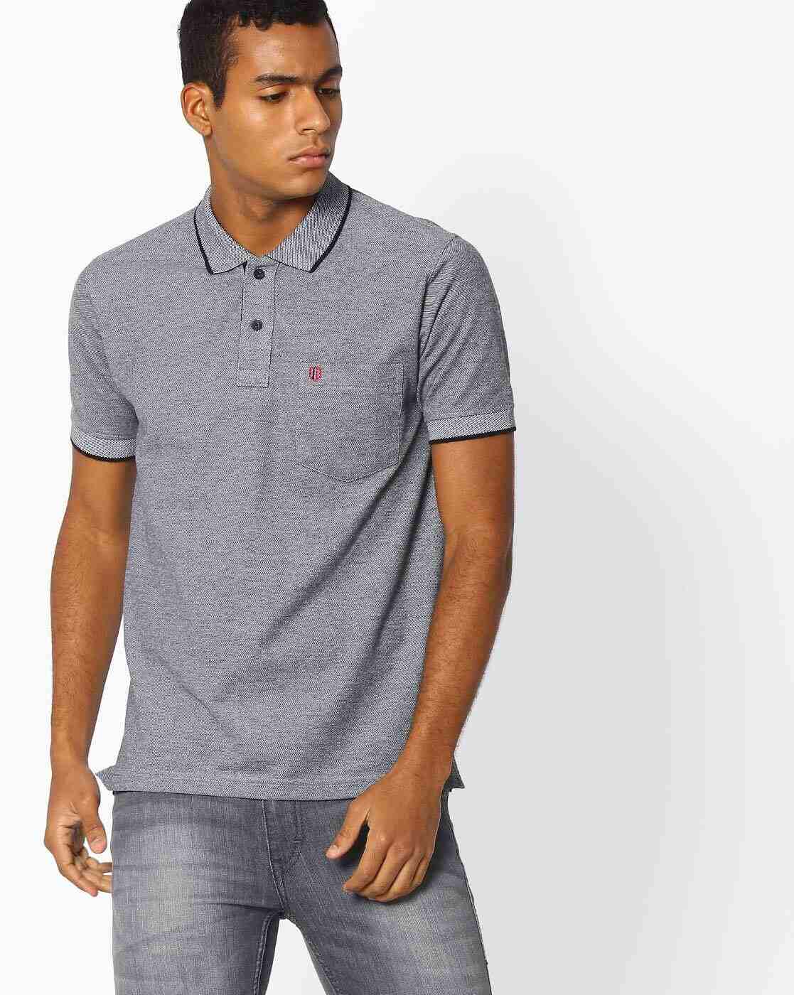 Polo T-shirt with Tipping