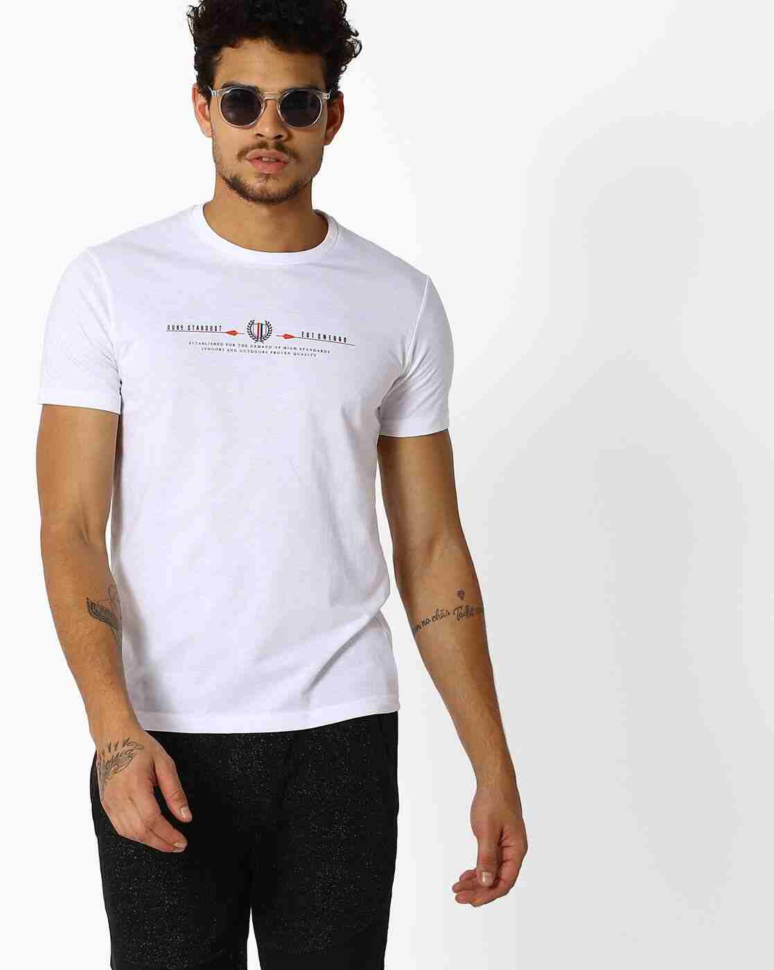 DUKE | Pack of 3 Typographic Print T-shirts|5